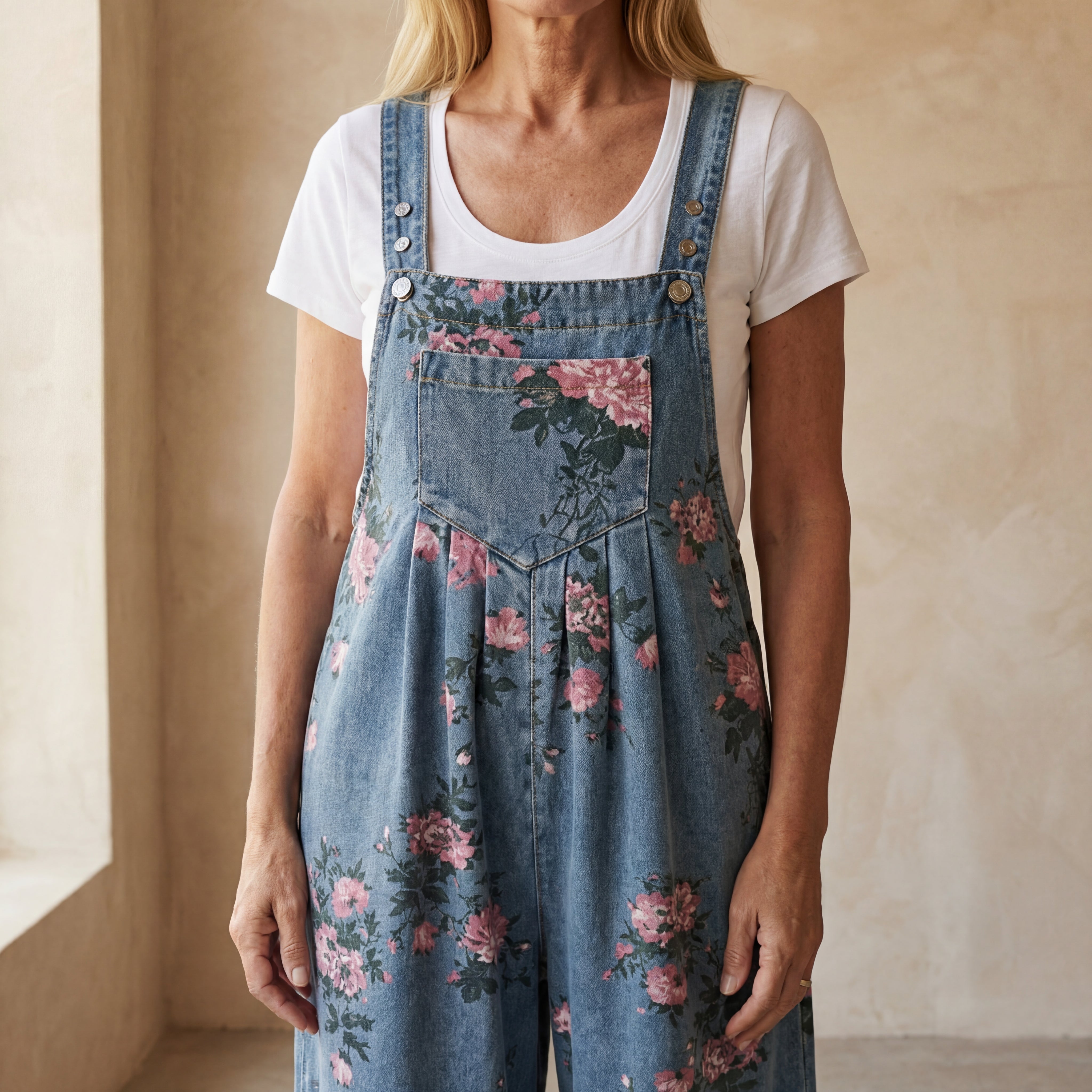 MIRONA - Casual Denim Overall