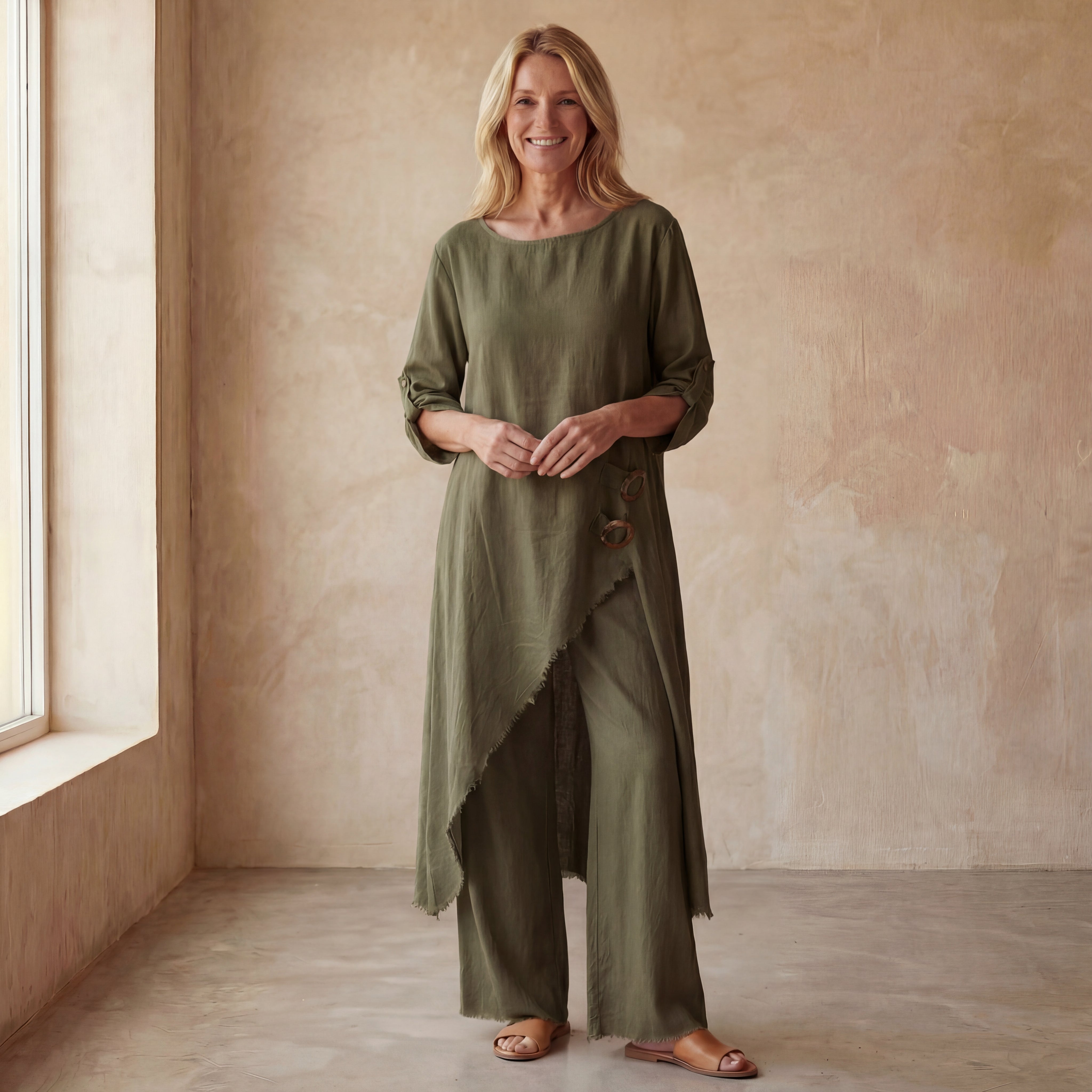 ADELAIDE - COTTON AND LINEN SET