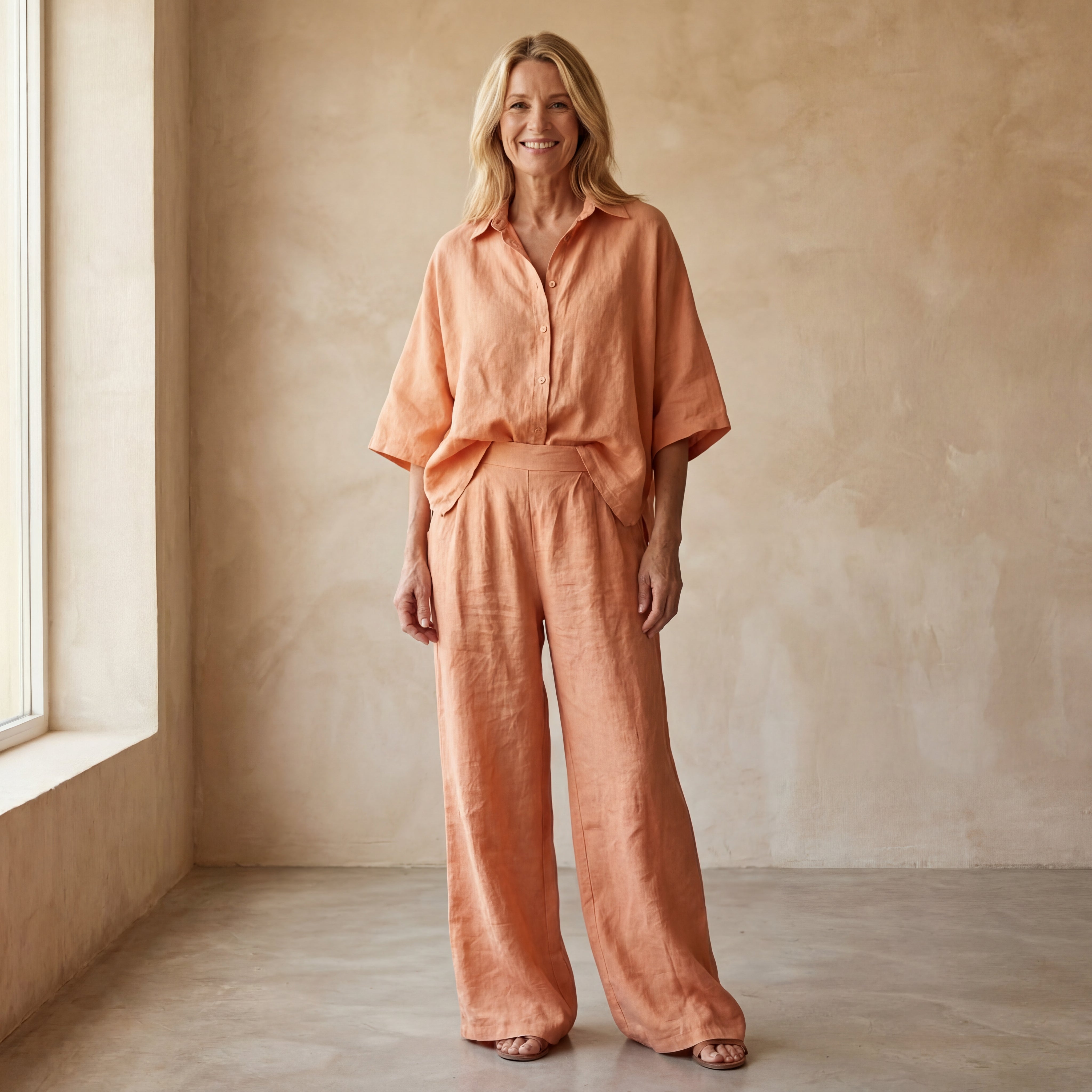 CANCUN - COTTON AND LINEN SET