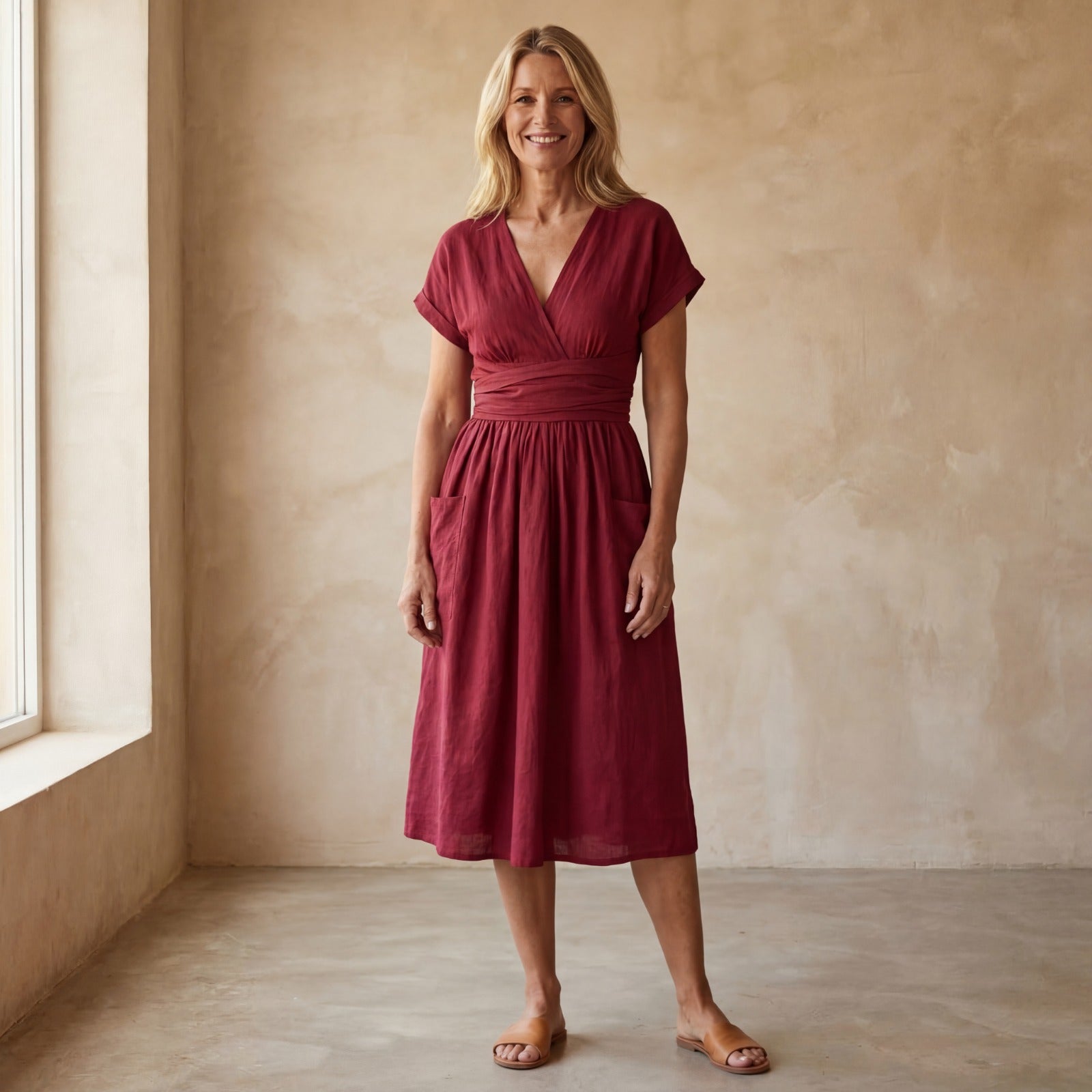 LENORA - LOOSE COTTON DRESS