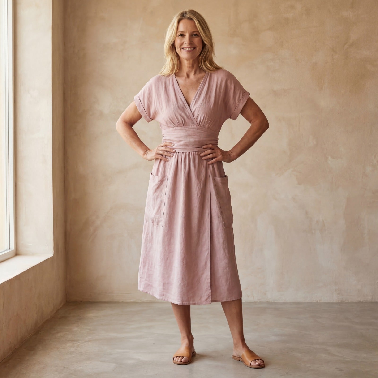 LENORA - LOOSE COTTON DRESS