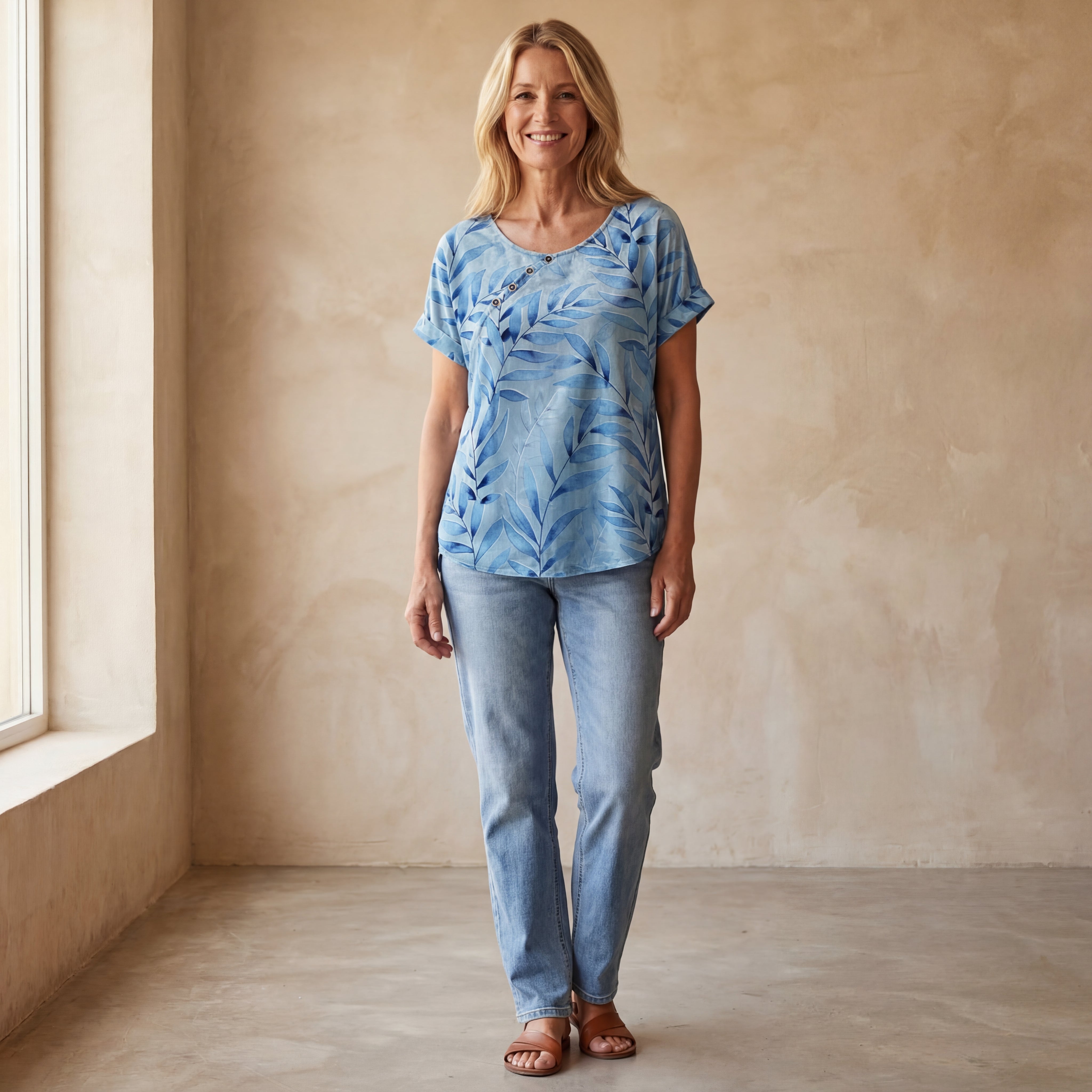 AVIE - FLORAL COTTON SHIRT