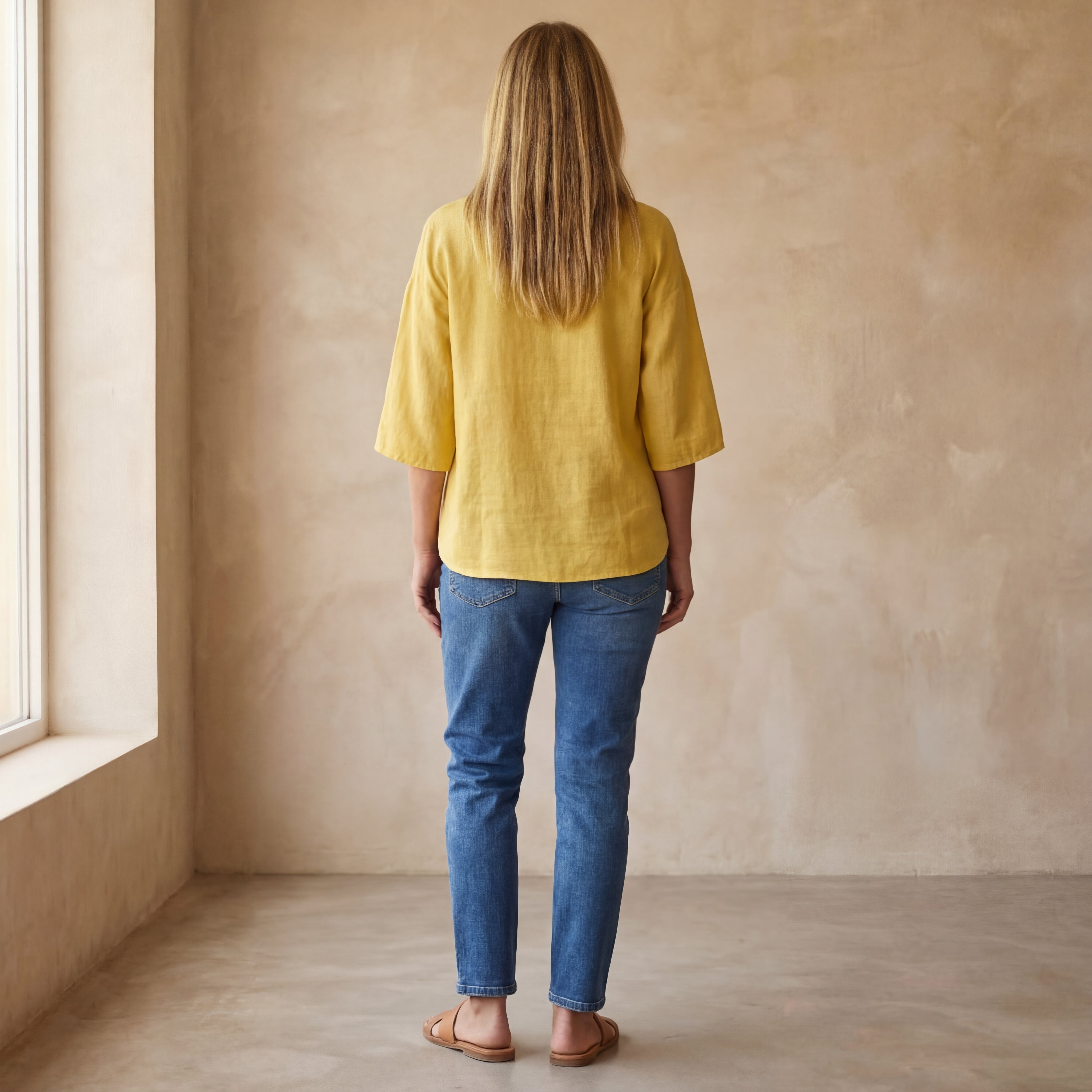 IMALA - Cotton and Linen Top
