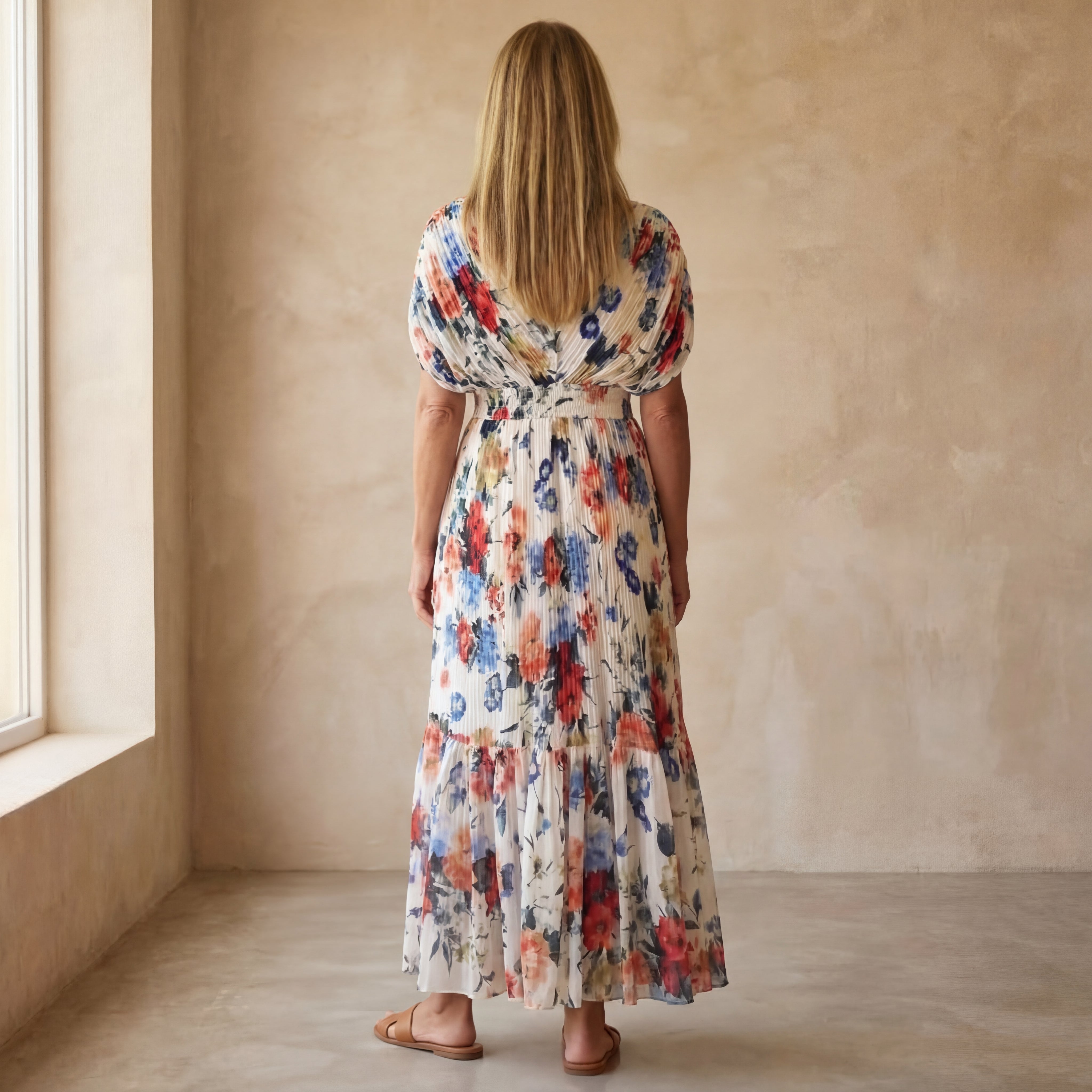 FLORELE - ELEGANT FLORAL DRESS