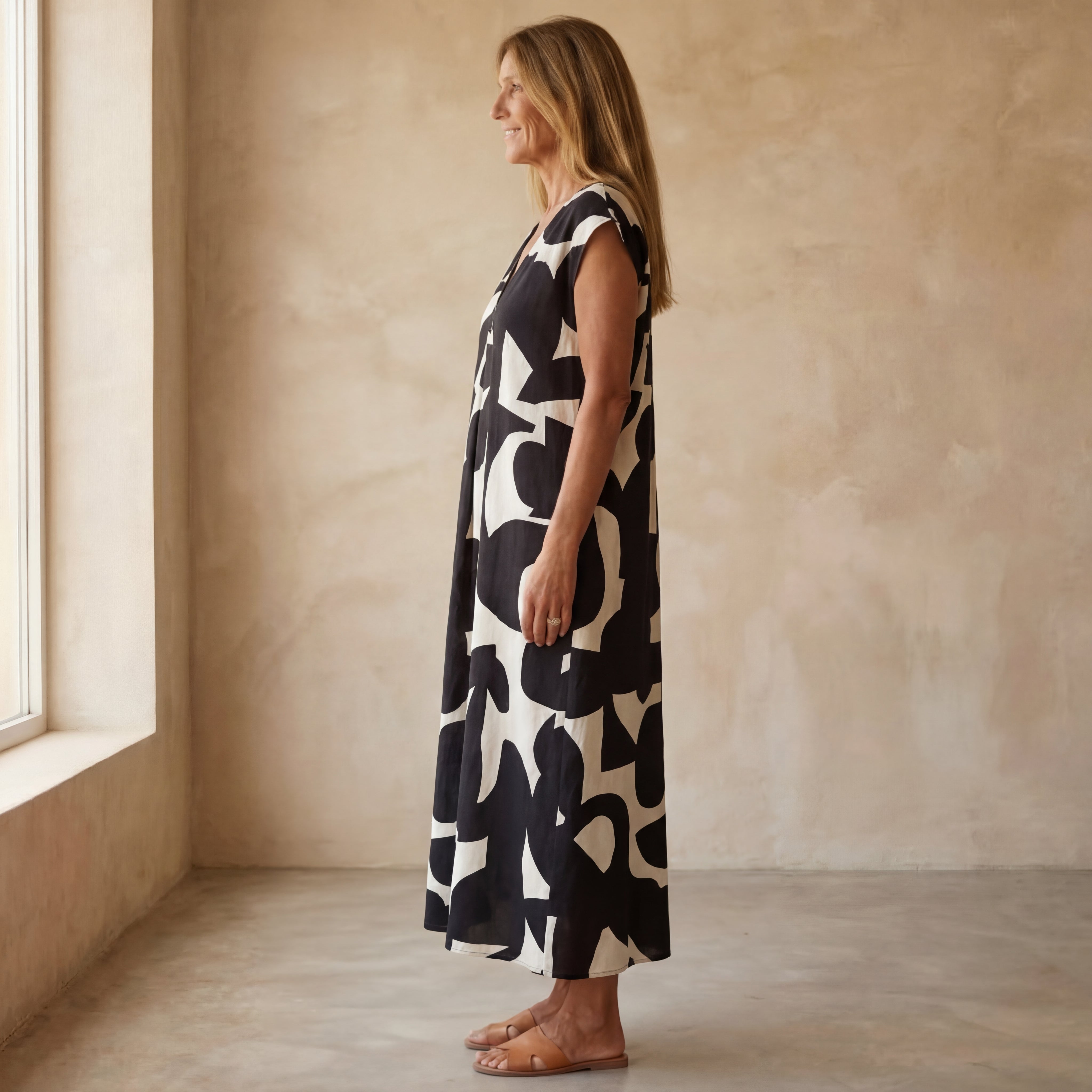 SITA - STYLISH PRINTED DRESS