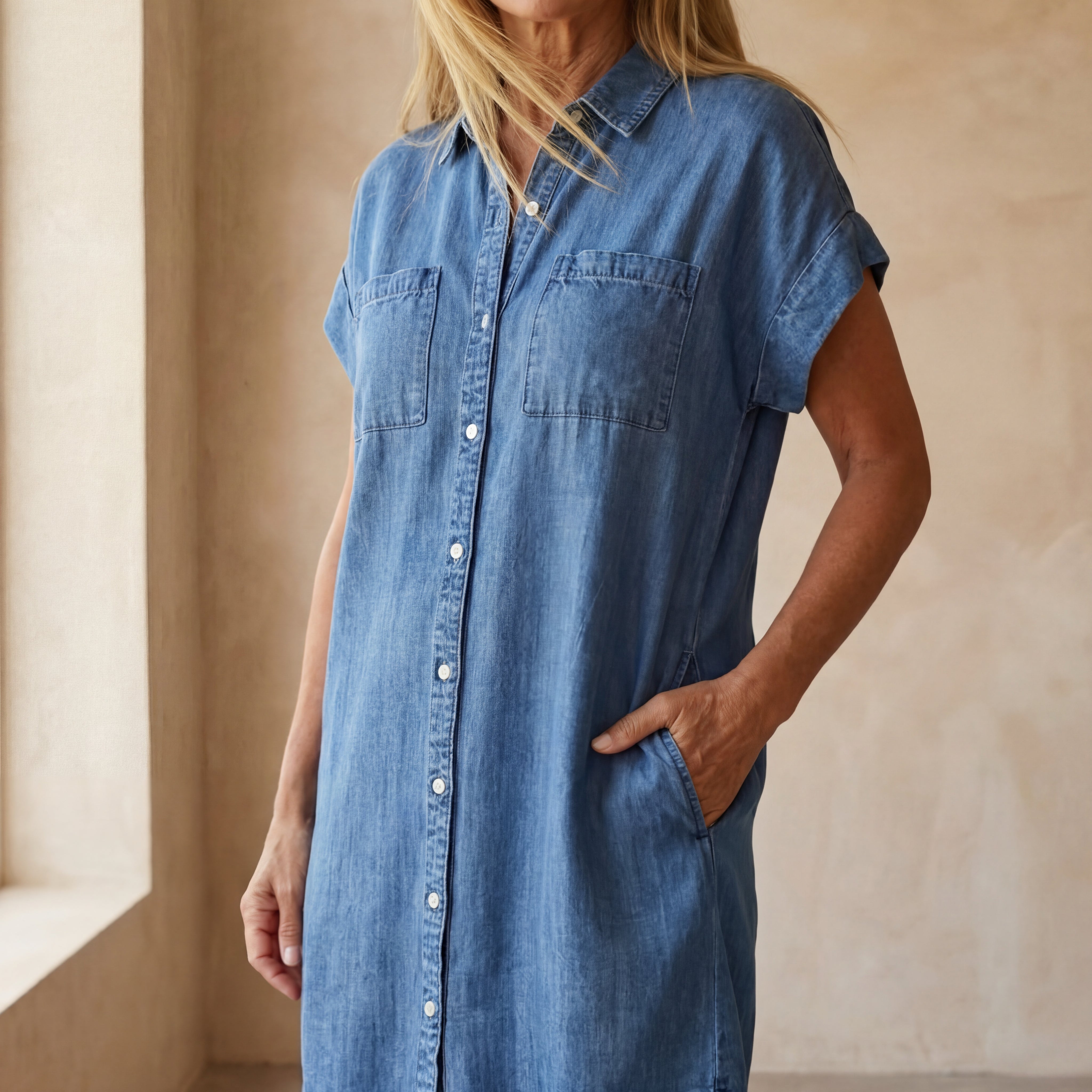 ELENORE - Denim Dress
