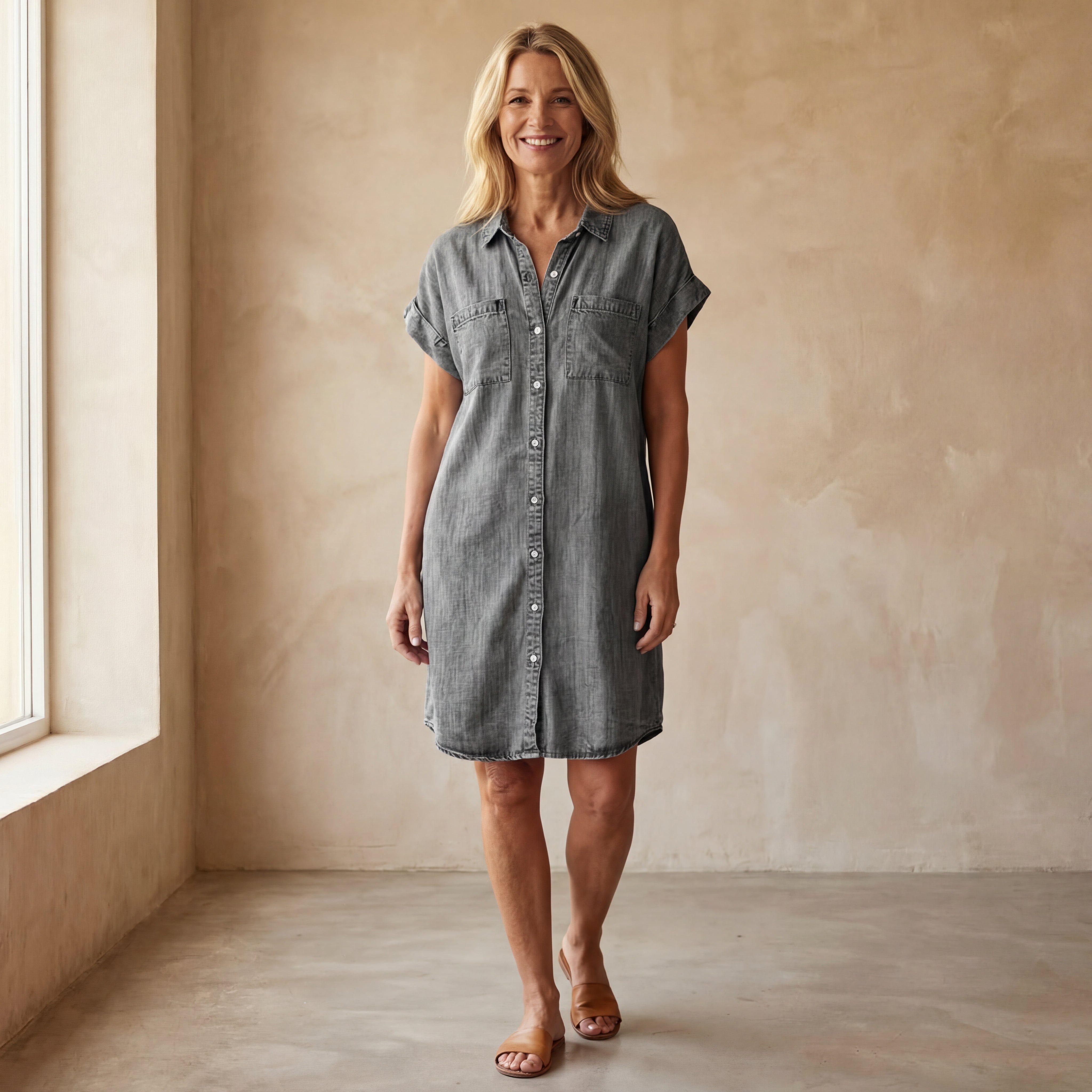 ELENORE - Denim Dress