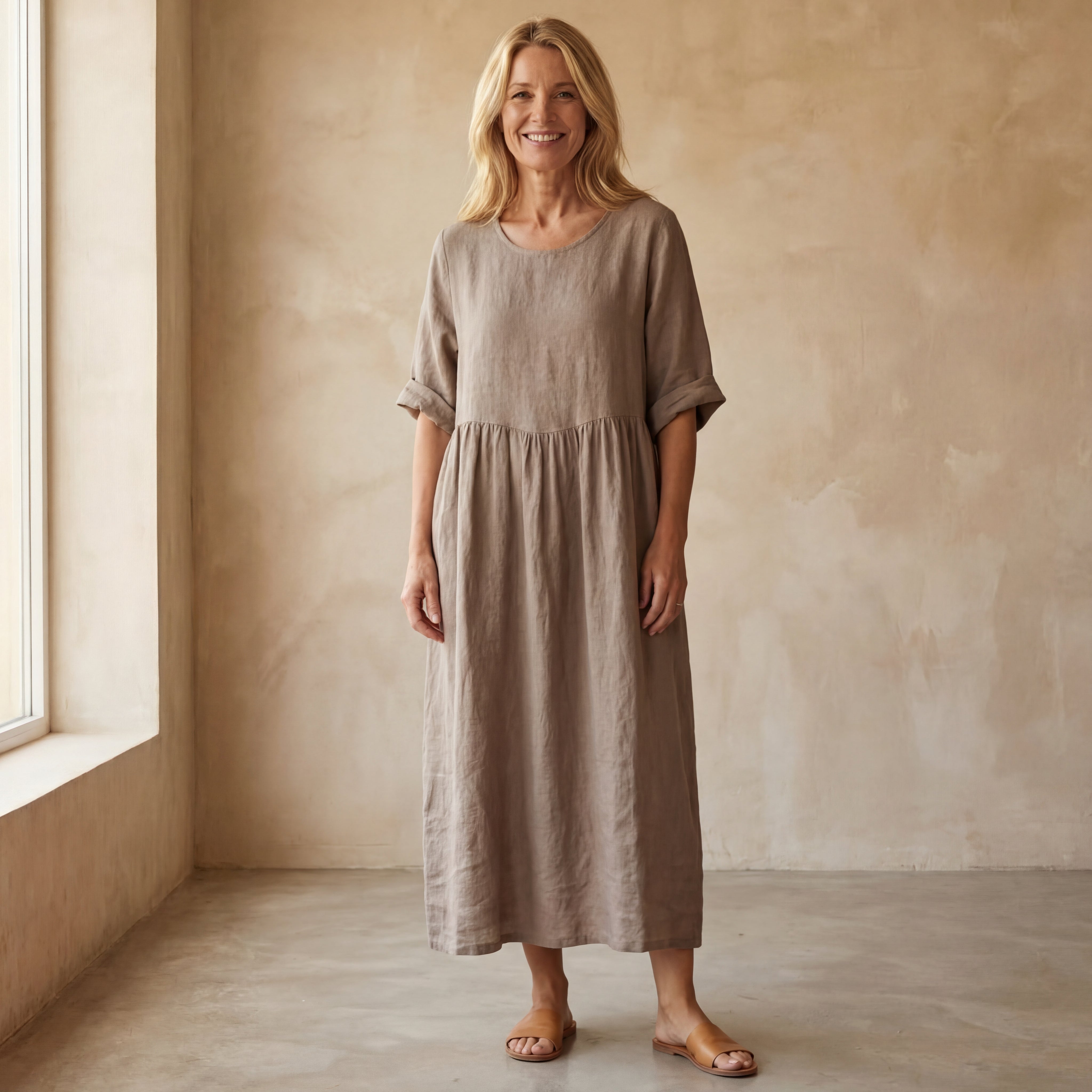 MELANIA - BOHO COTTON DRESS