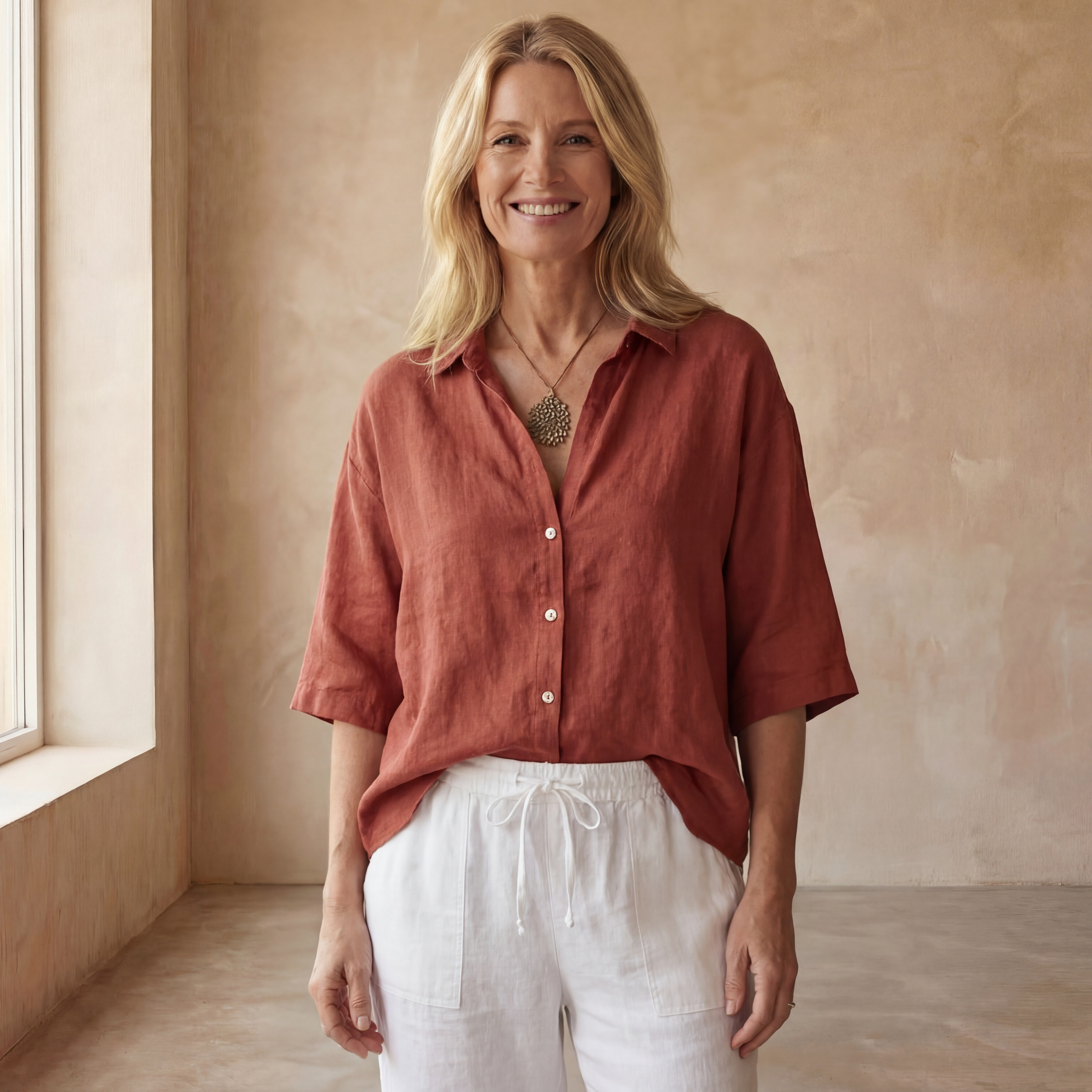 MEDIRA - COTTON & LINEN SHIRT