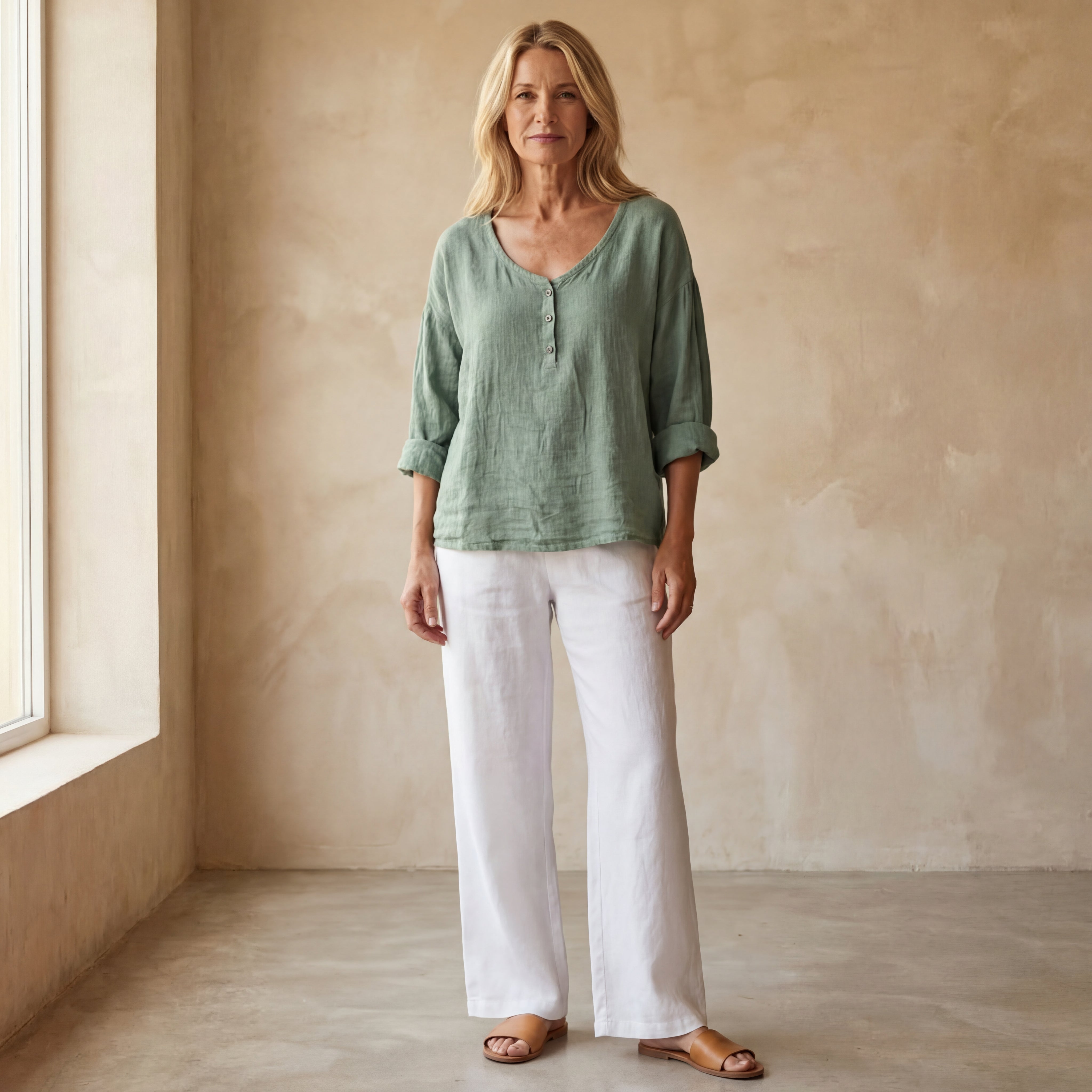 ANARIA - STYLISH LINEN SHIRT