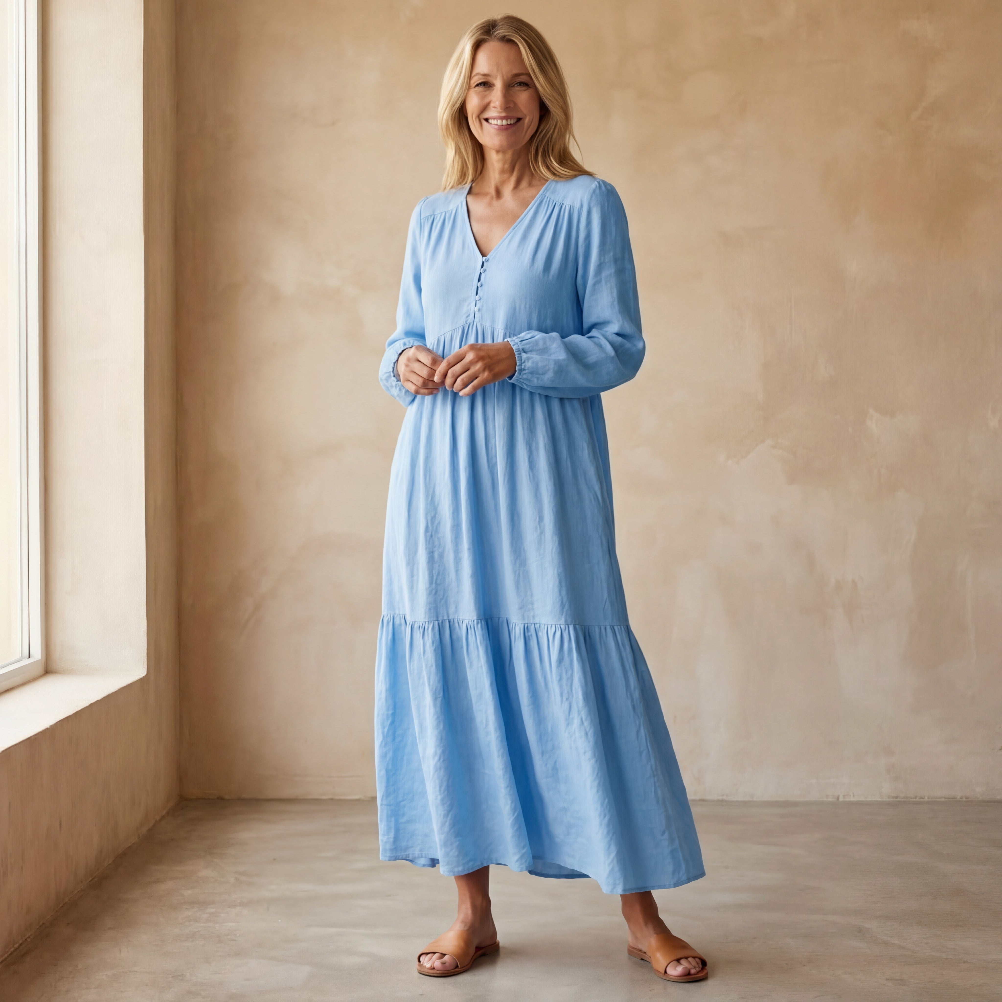 SAREDAS - COMFY COTTON DRESS