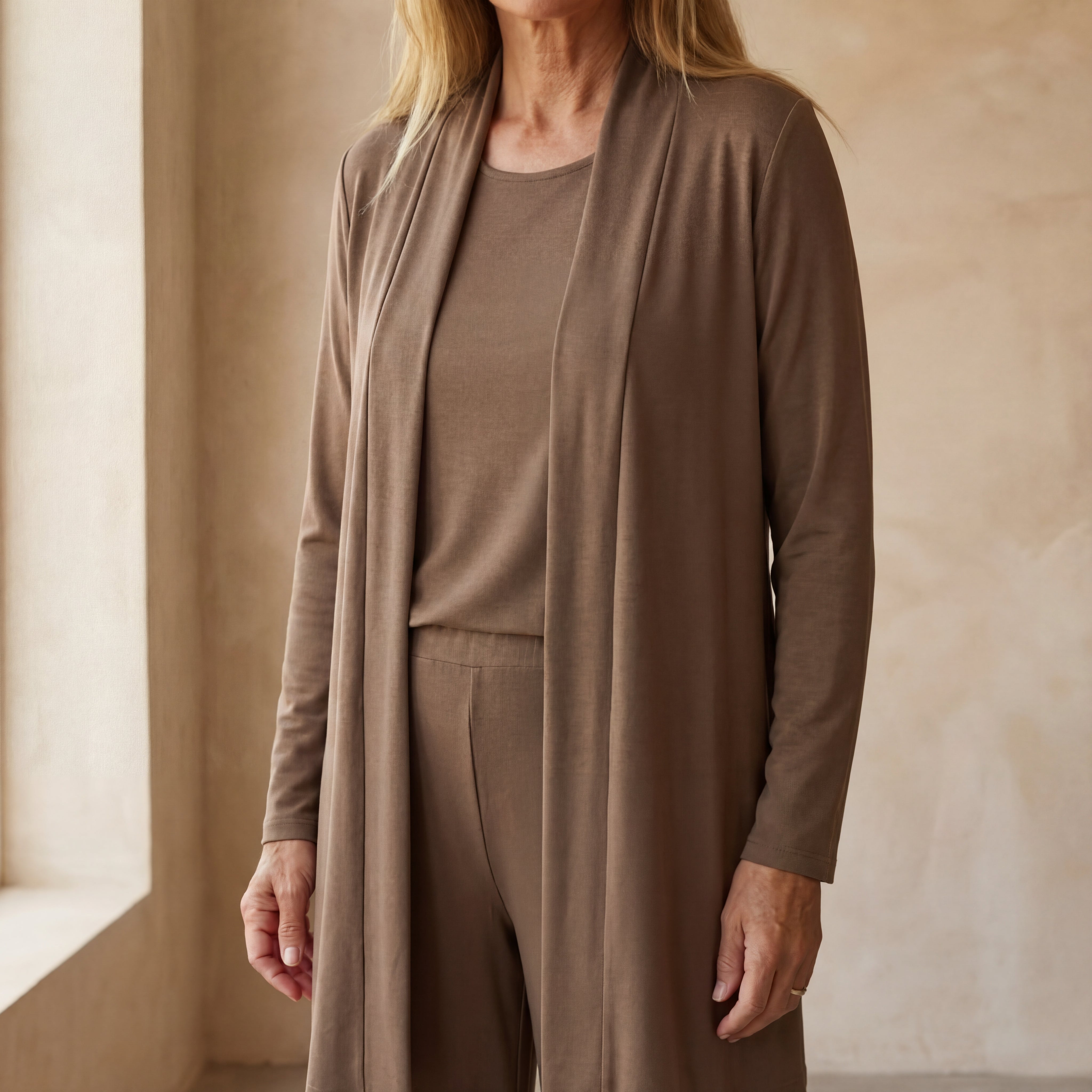 ROSINA - Cardigan, Top & Trouser Set