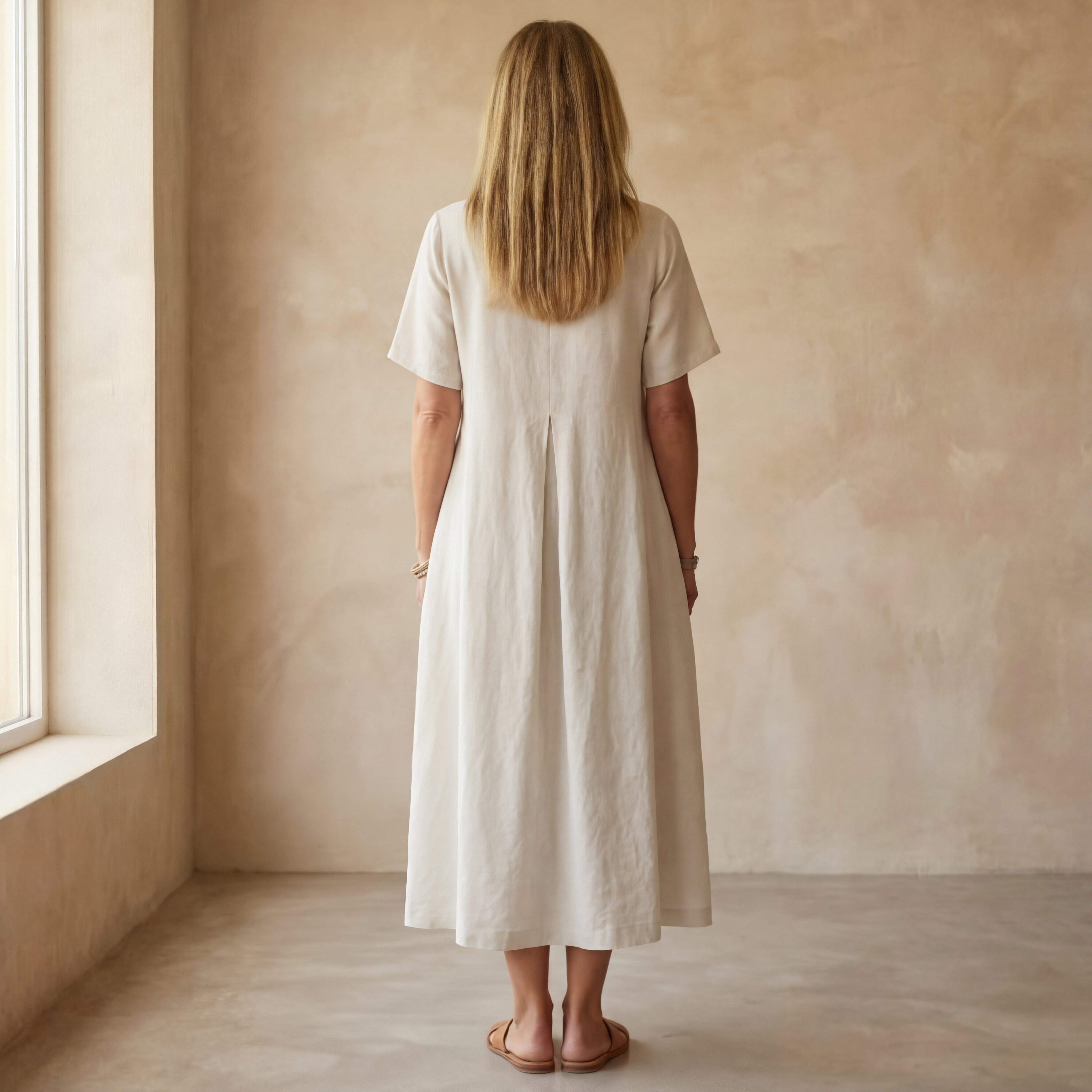 ARANDA - Comfy Cotton Dress