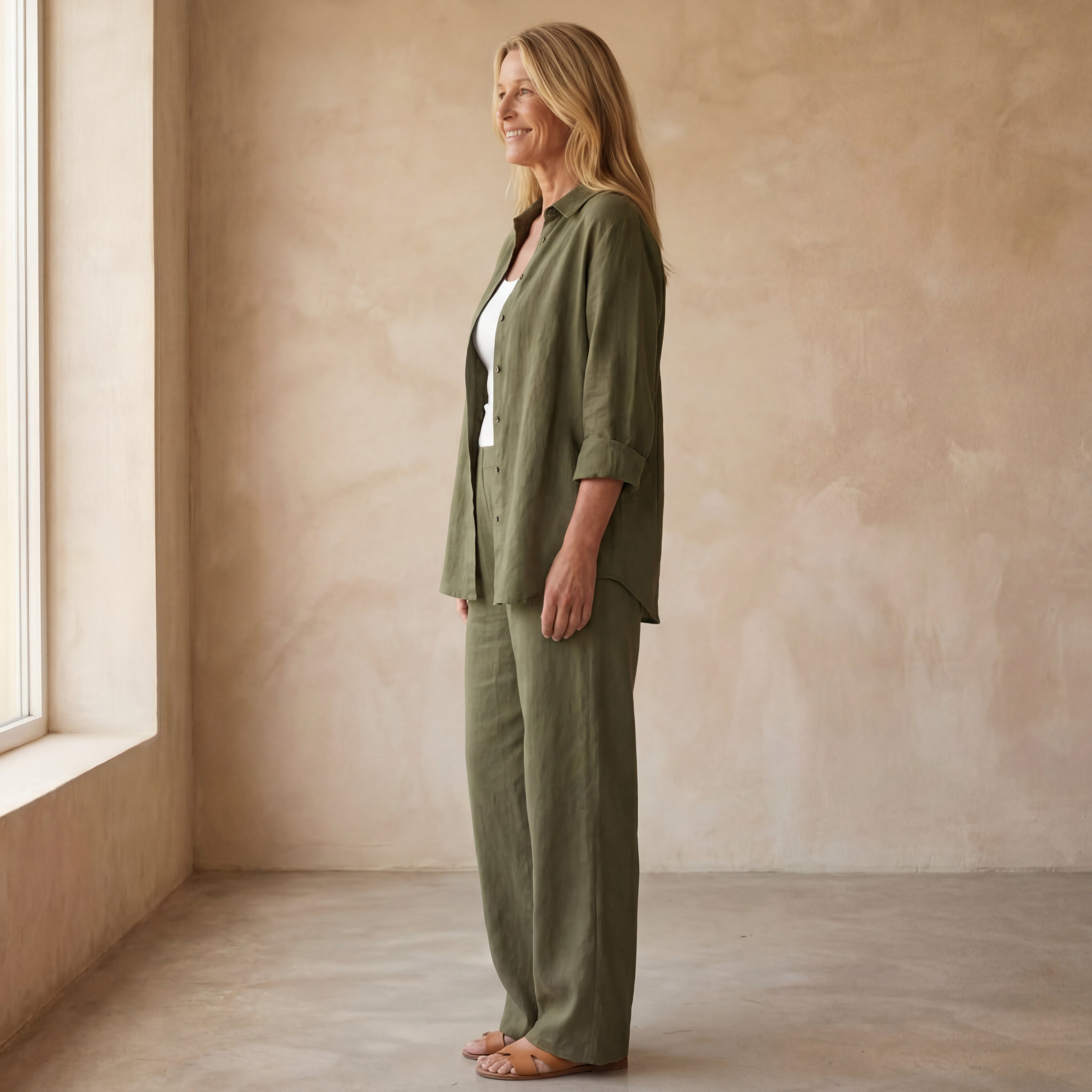 INDIRA - Cotton & Linen Set