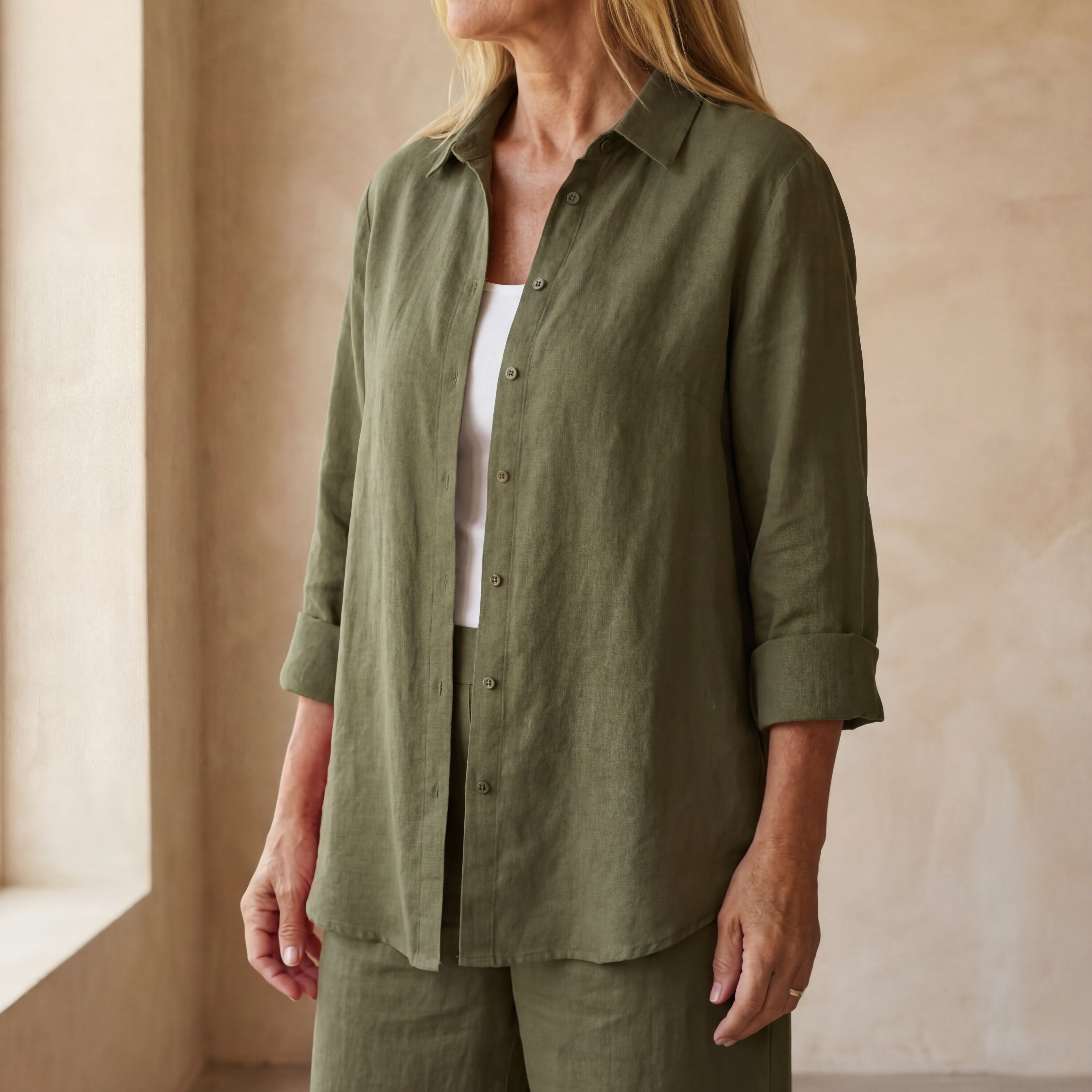 INDIRA - Cotton & Linen Set