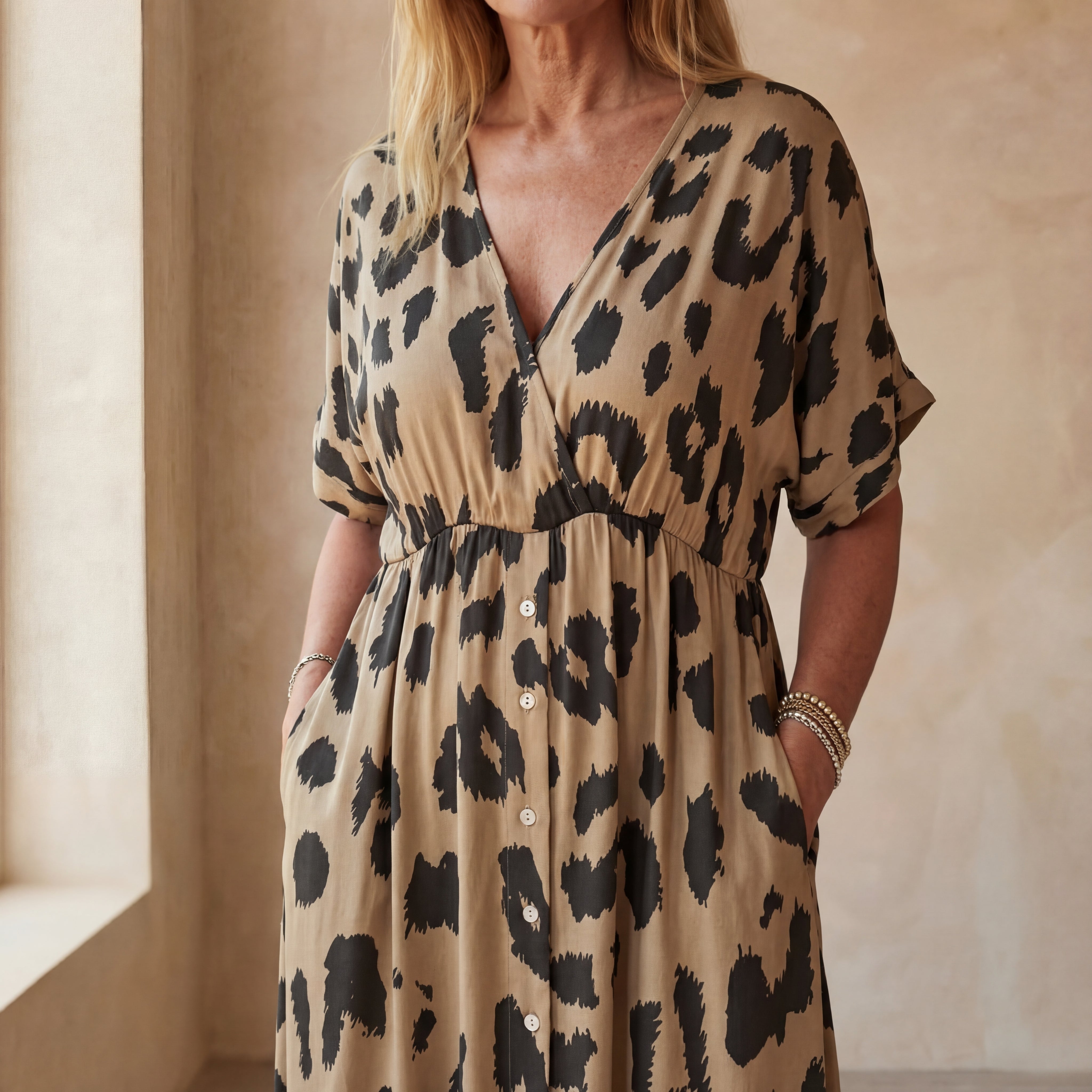 ONUIA - LEOPARD PRINT DRESS