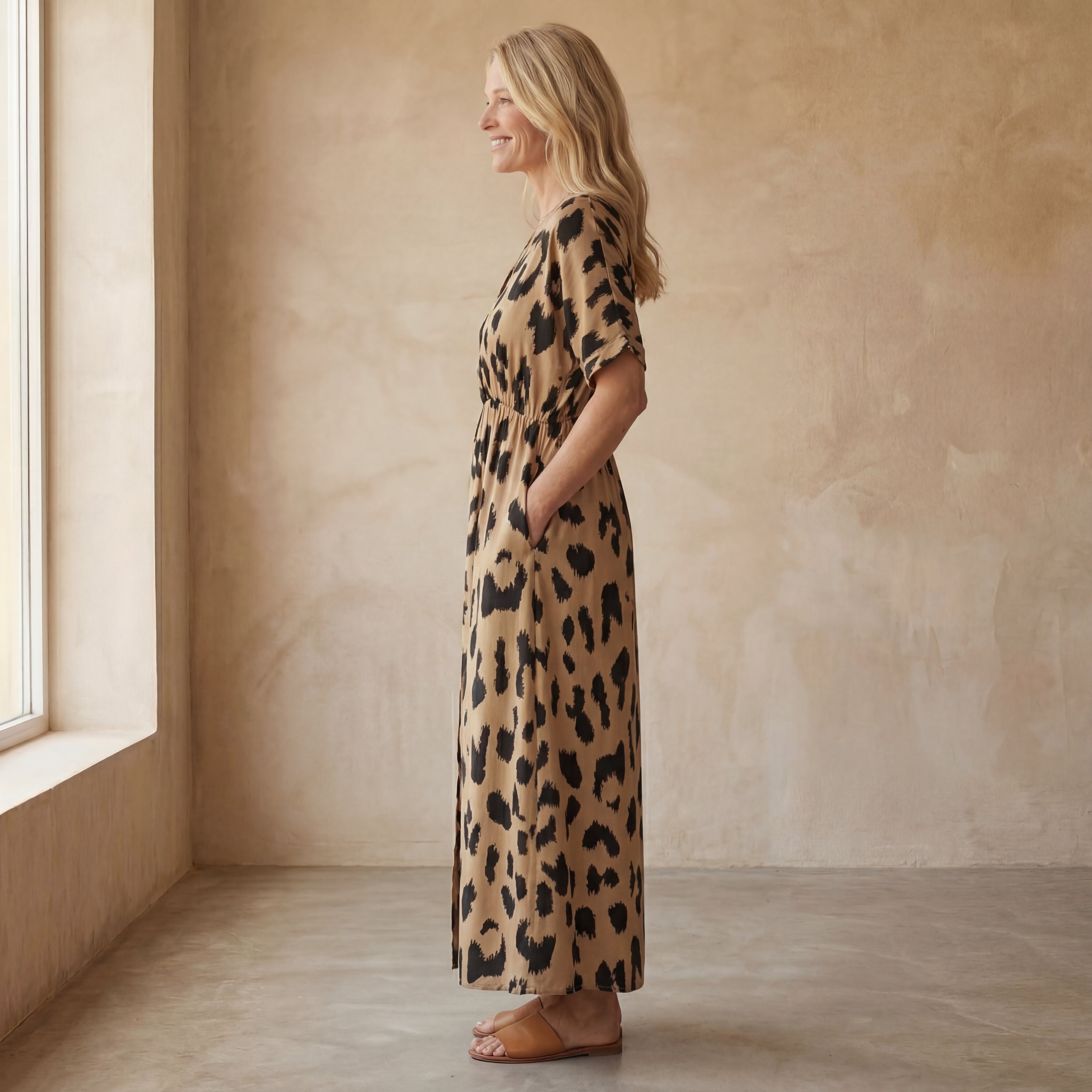 ONUIA - LEOPARD PRINT DRESS
