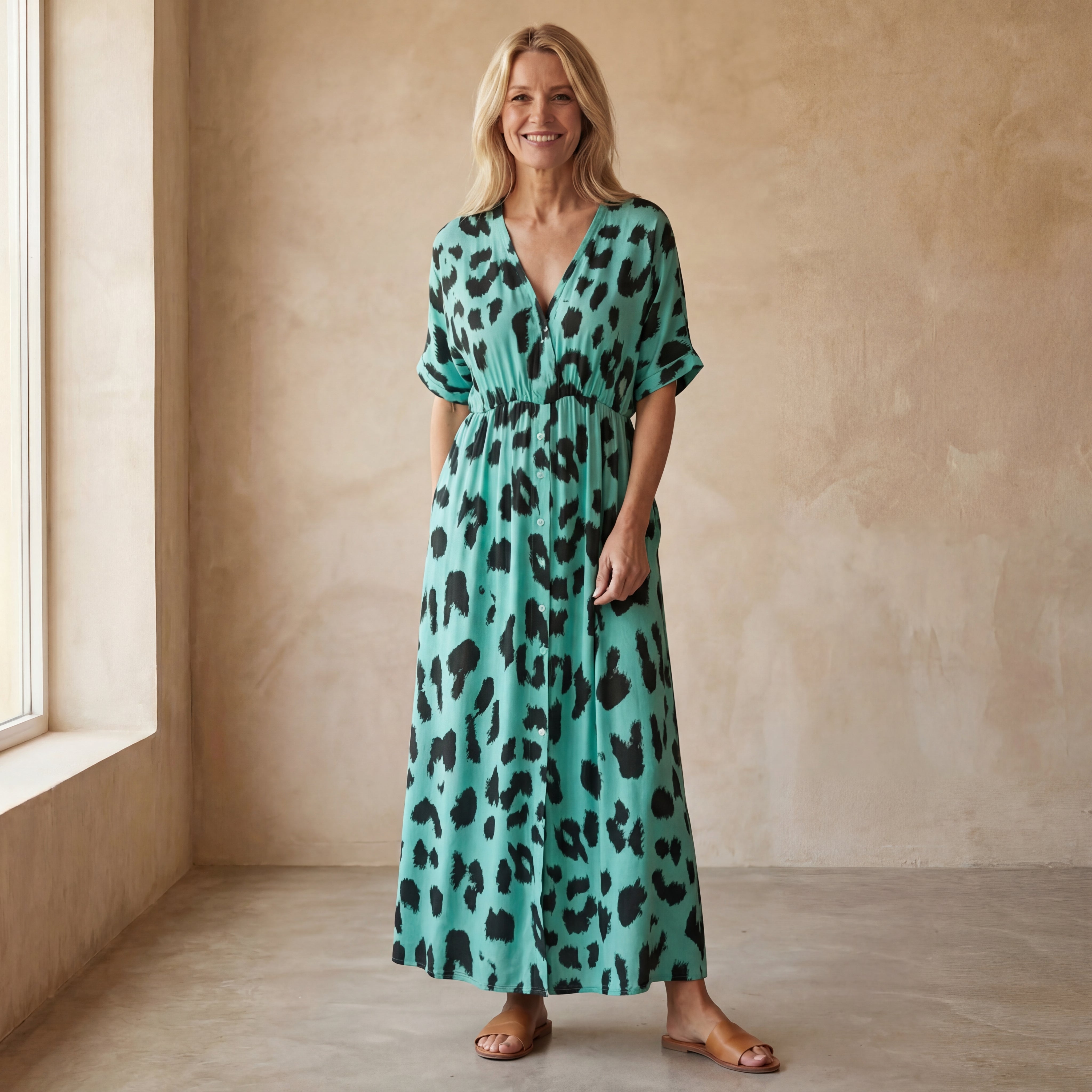 ONUIA - LEOPARD PRINT DRESS
