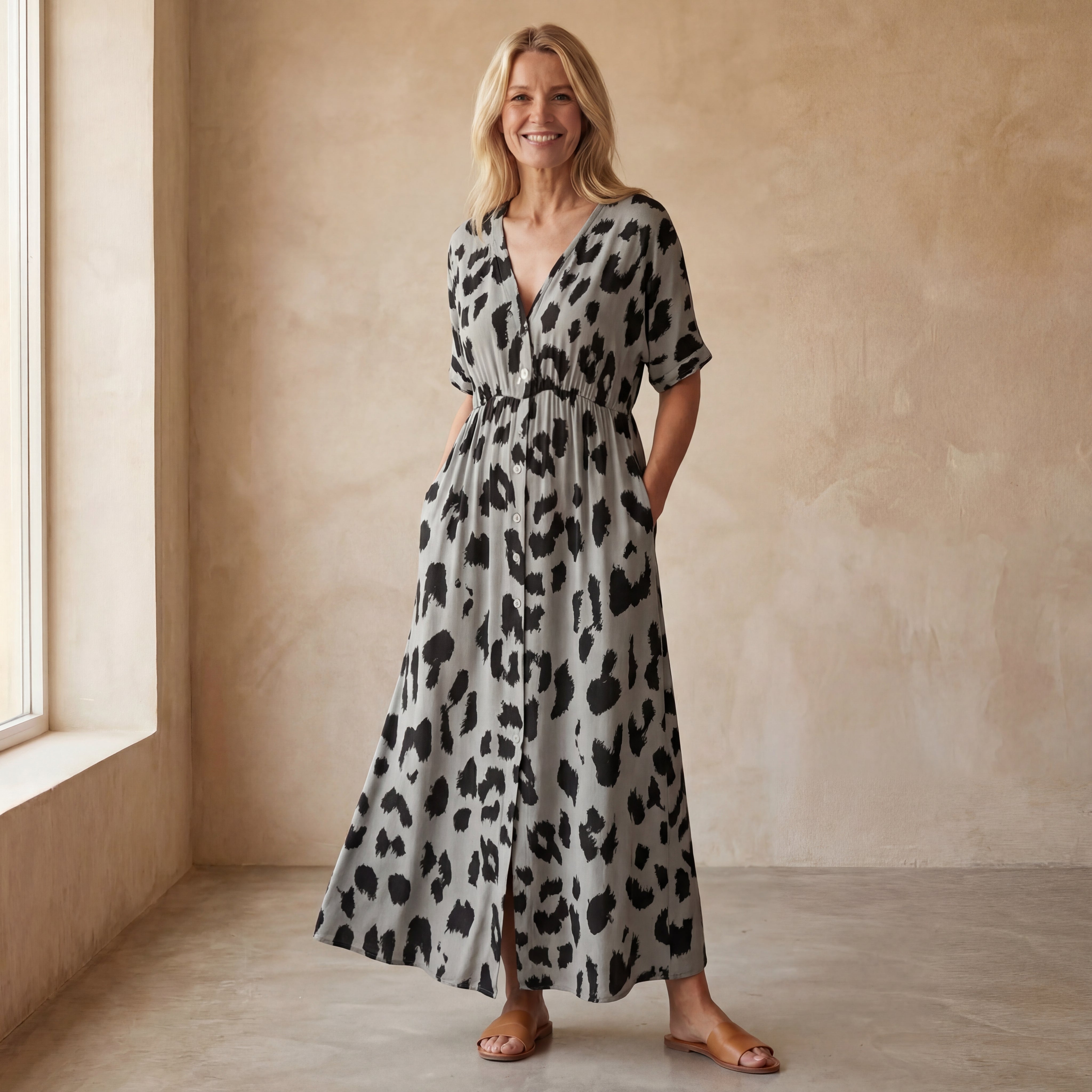 ONUIA - LEOPARD PRINT DRESS