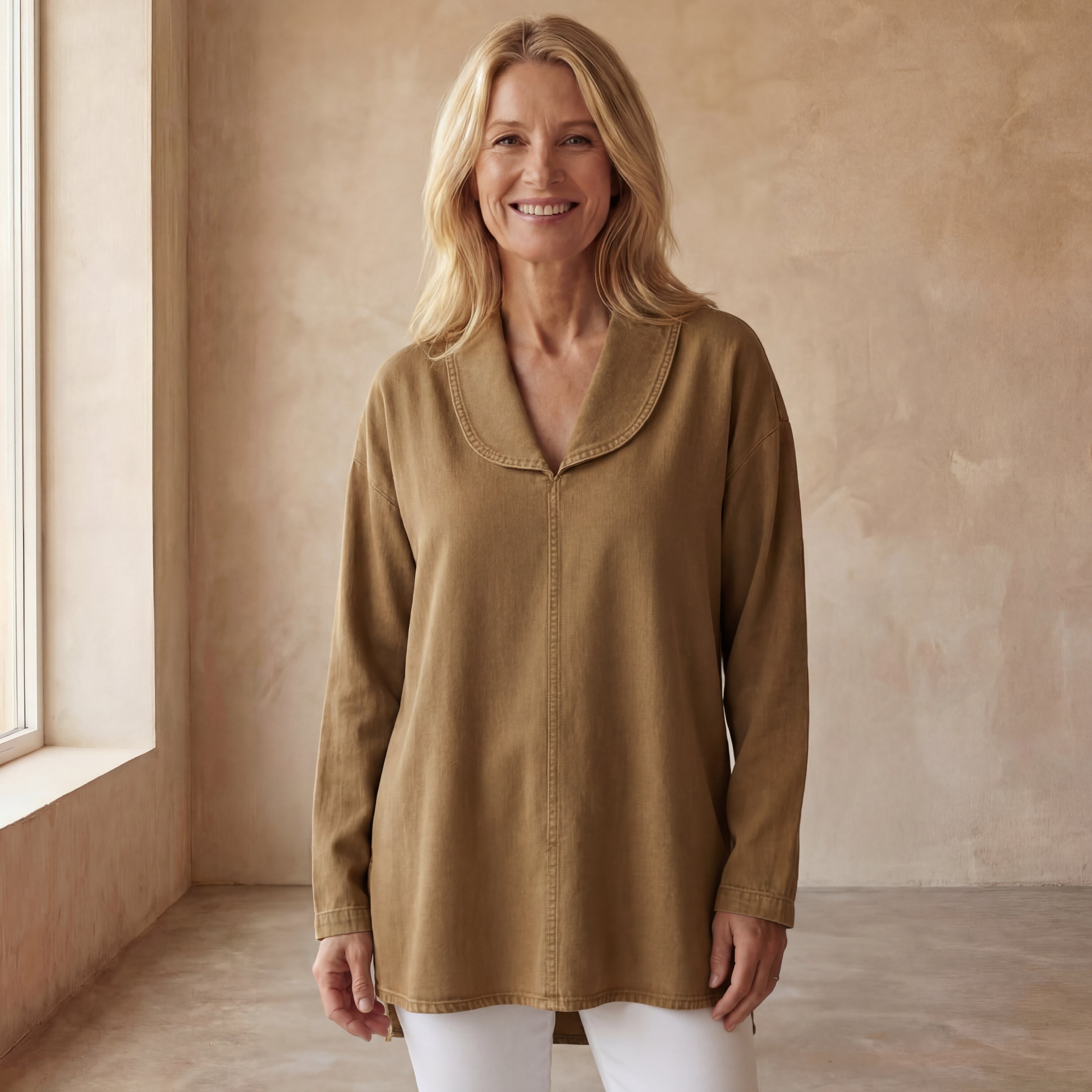 ANADASA - RETRO DENIM TOP