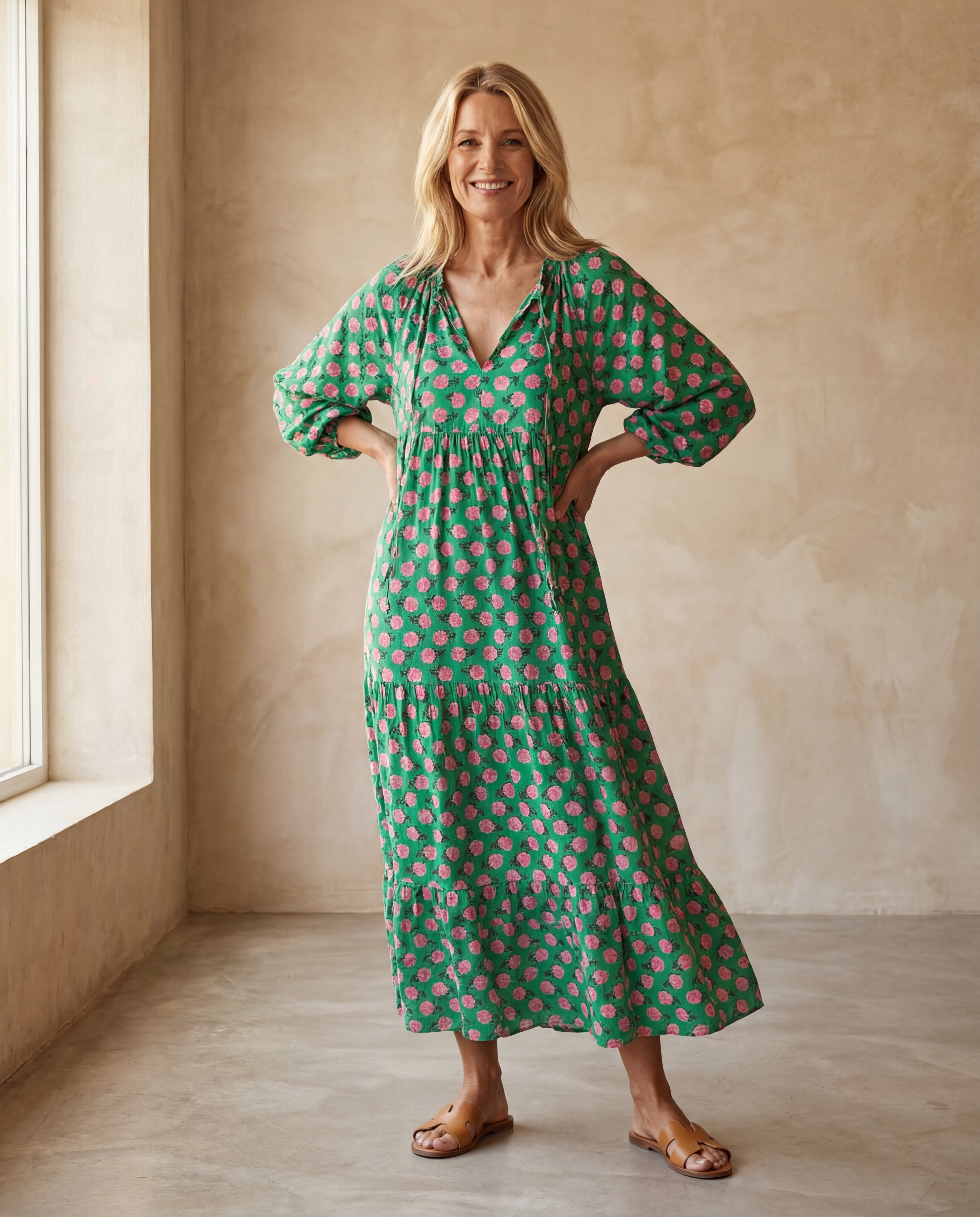 SANDY - COMFORTABLE AND TRENDY LONG DRESS