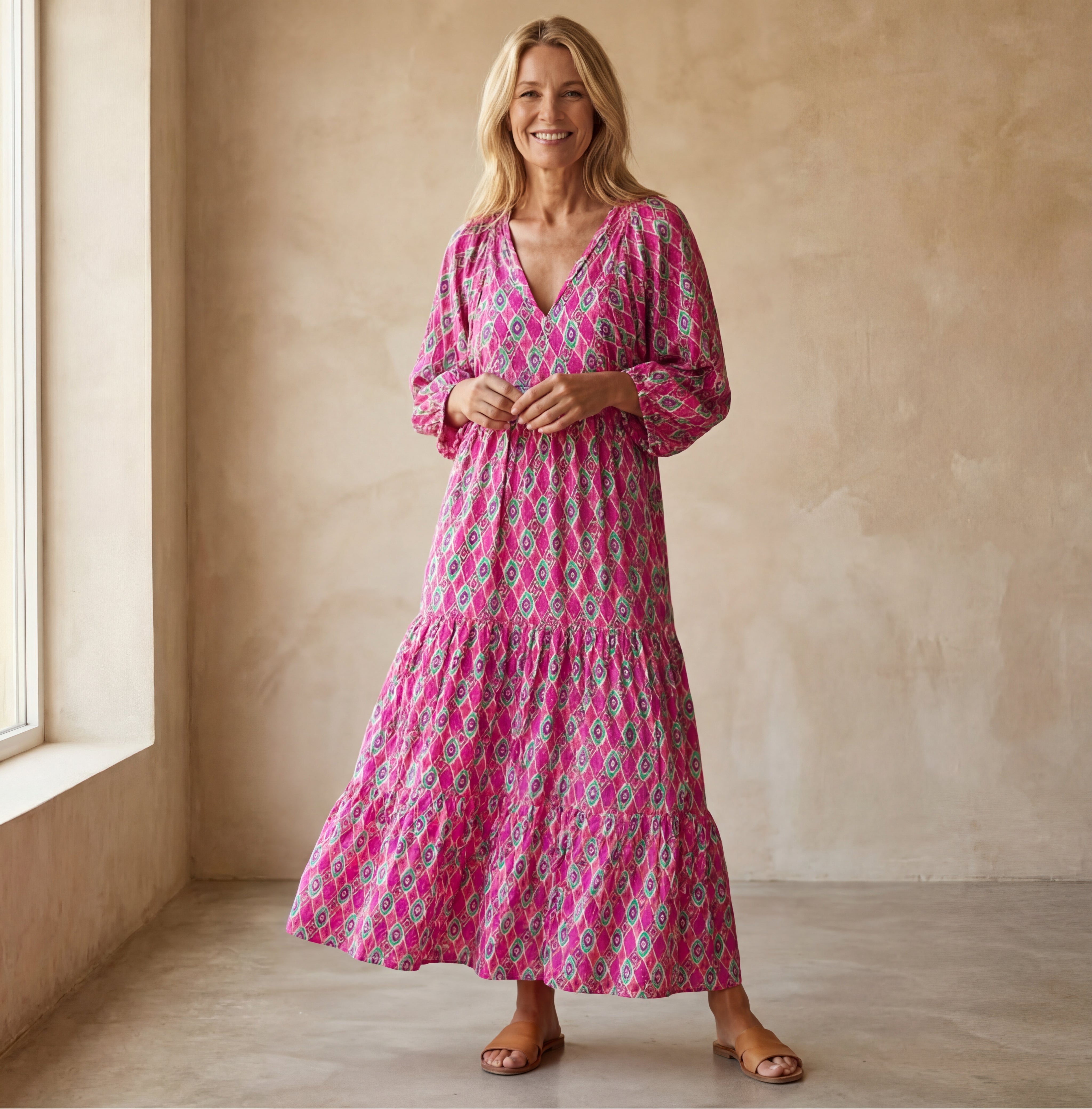 SANDY - COMFORTABLE AND TRENDY LONG DRESS