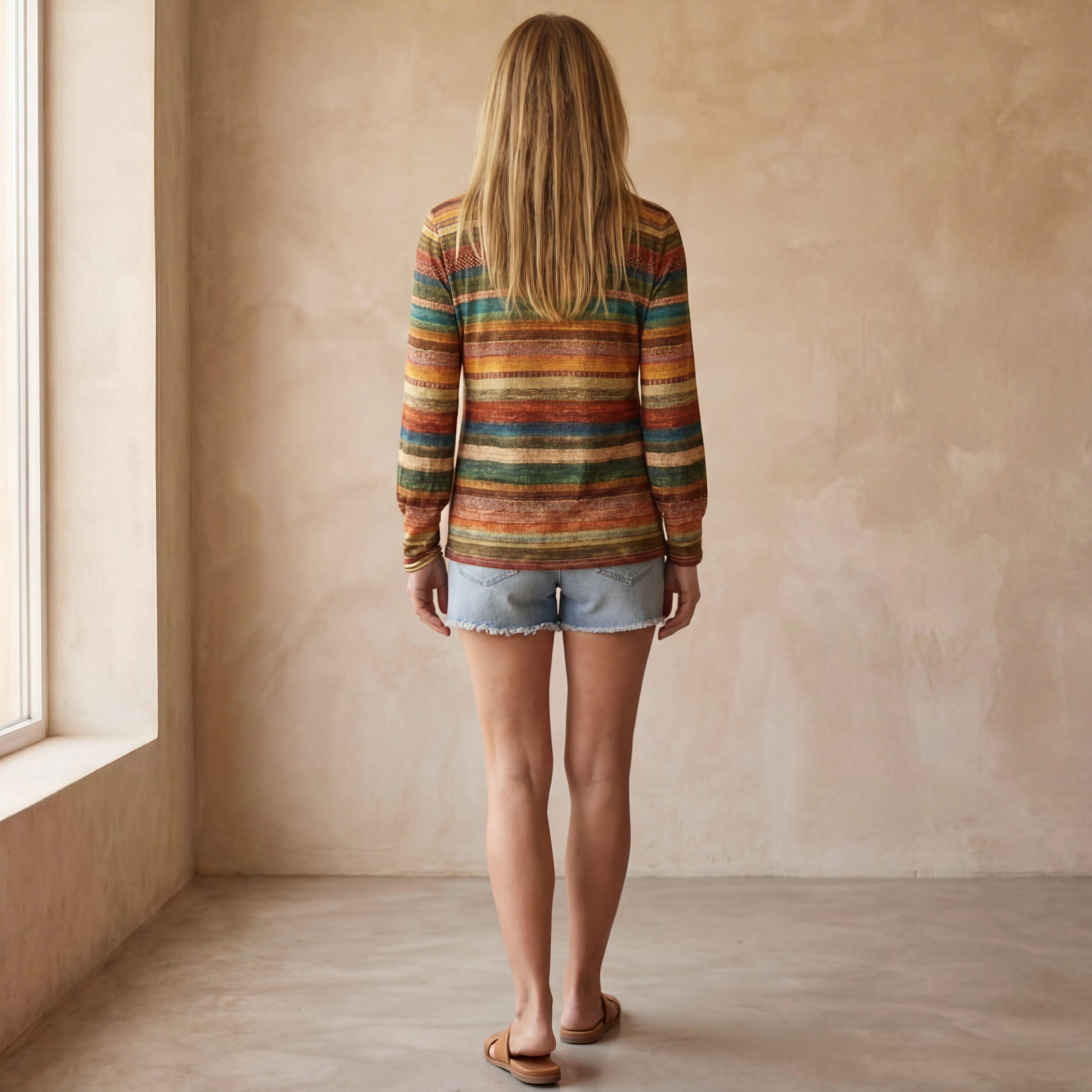 AREMA - Striped Colorful Top