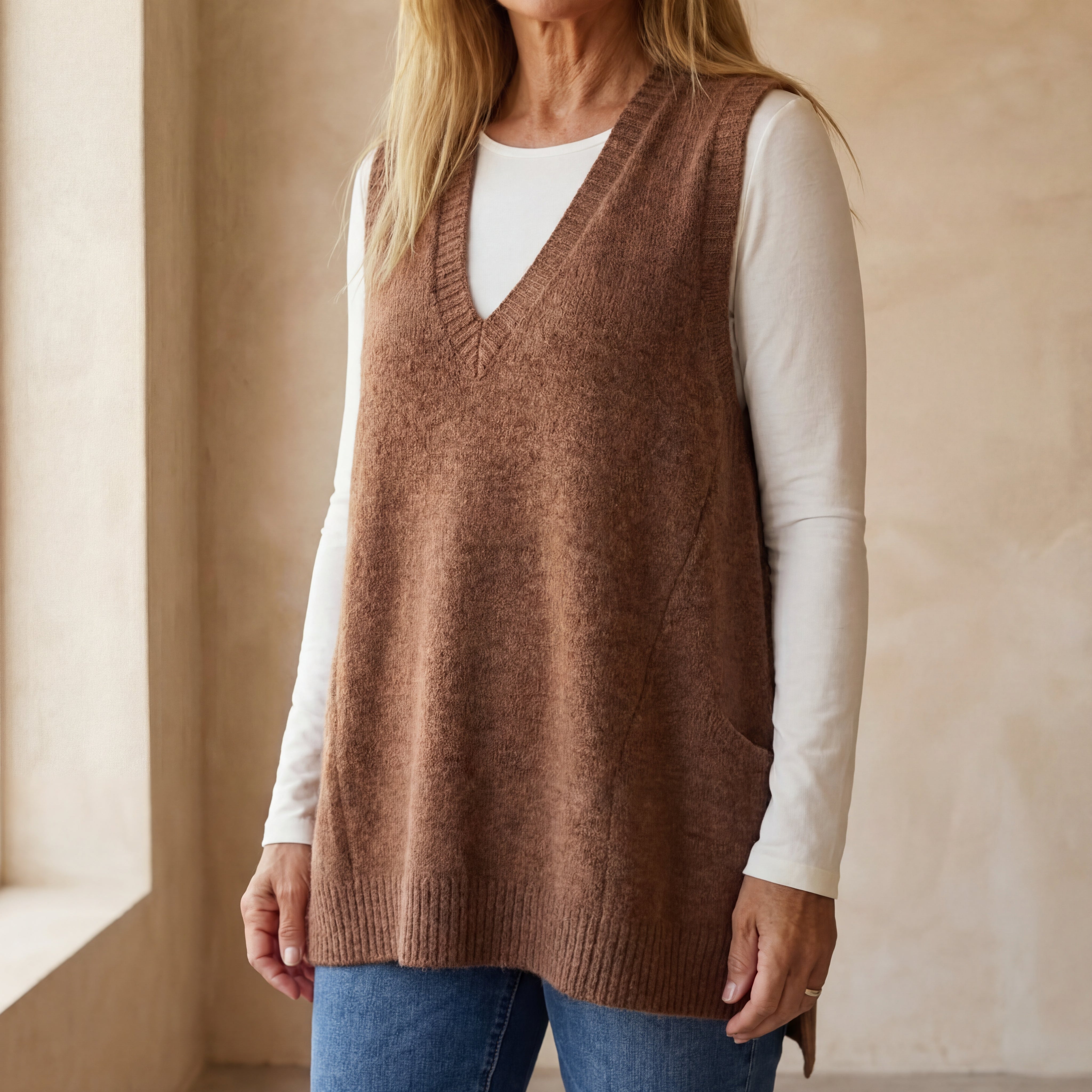 AROLA - Cozy Knit Vest