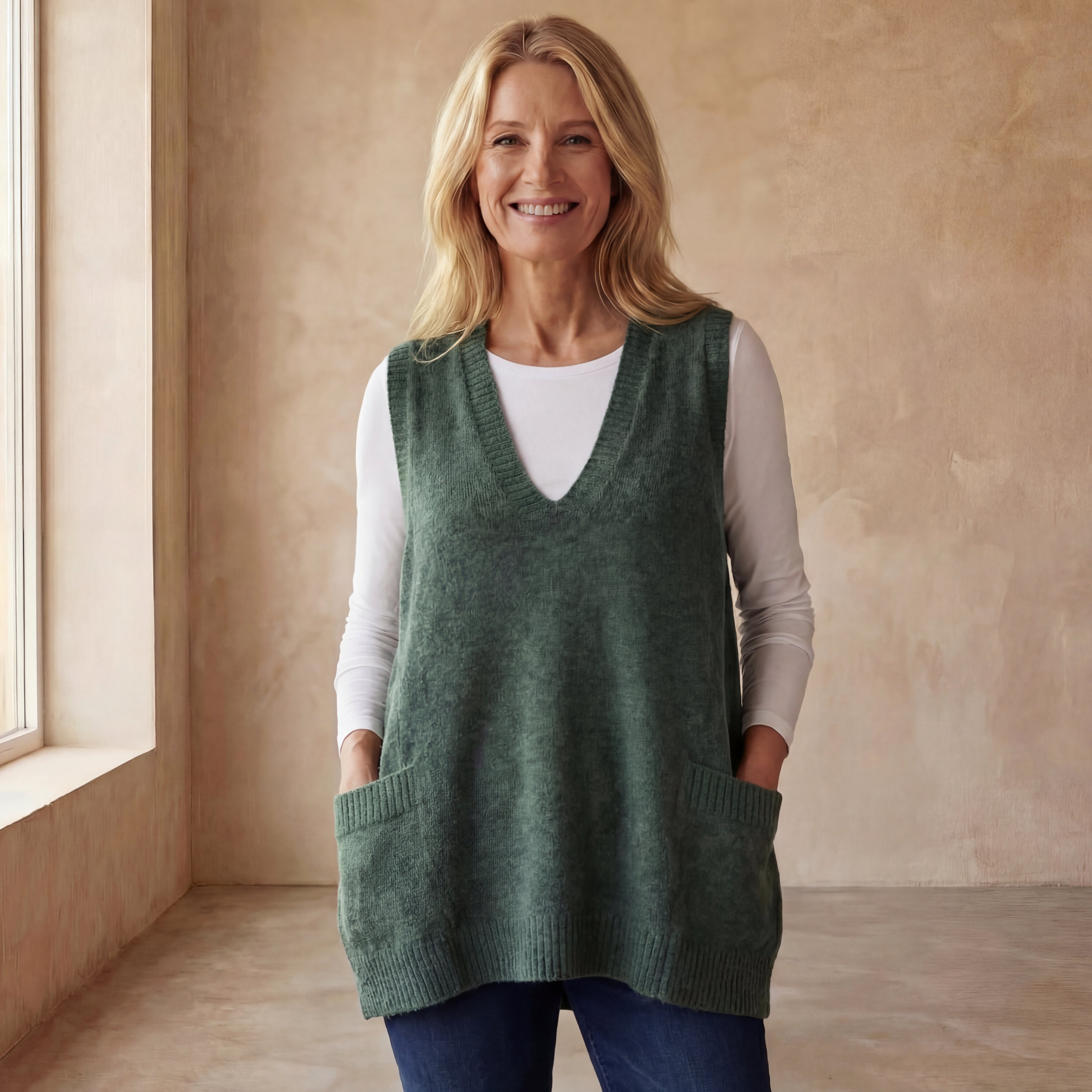 AROLA - Cozy Knit Vest