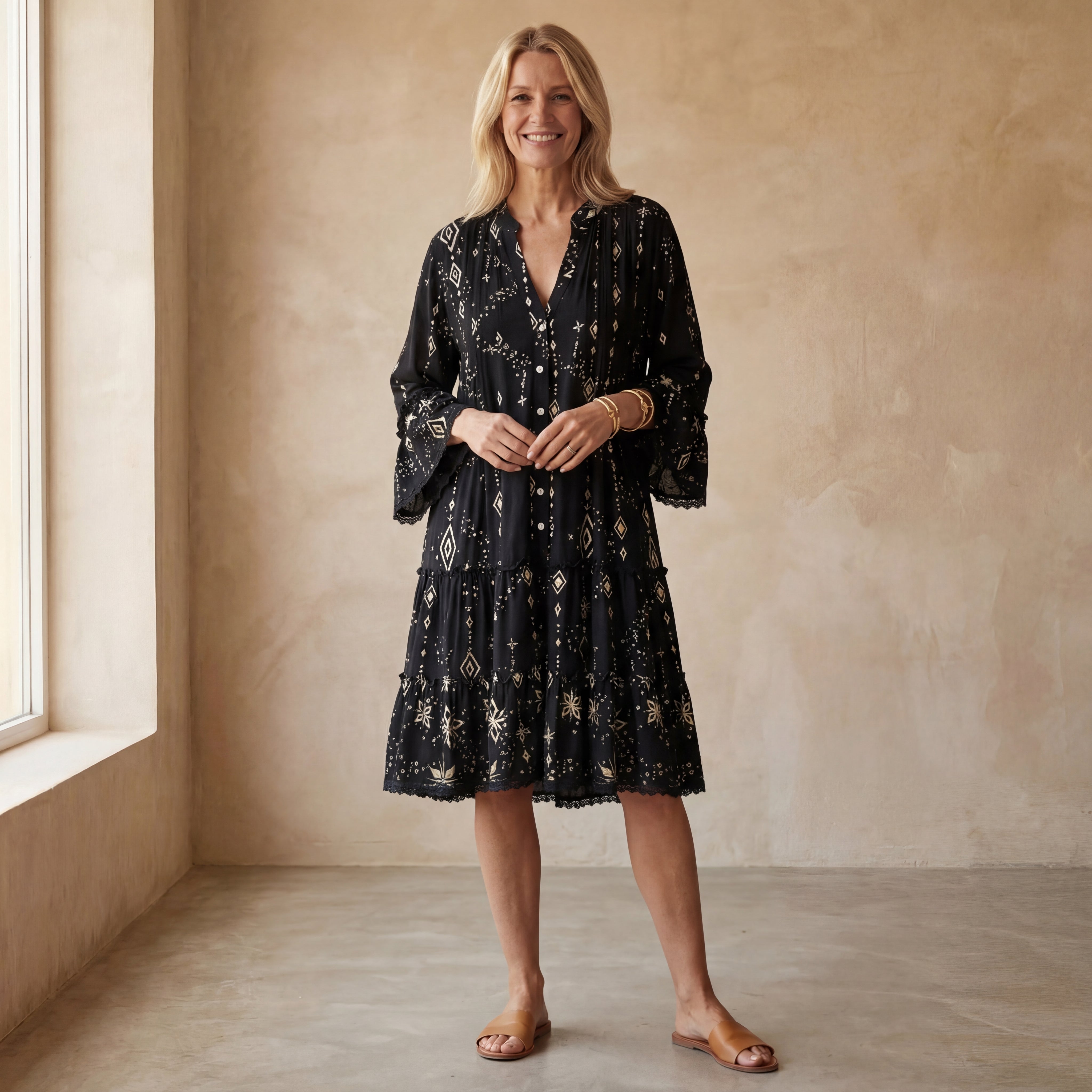 SINDAY - EFFORTLESS BOHO DRESS