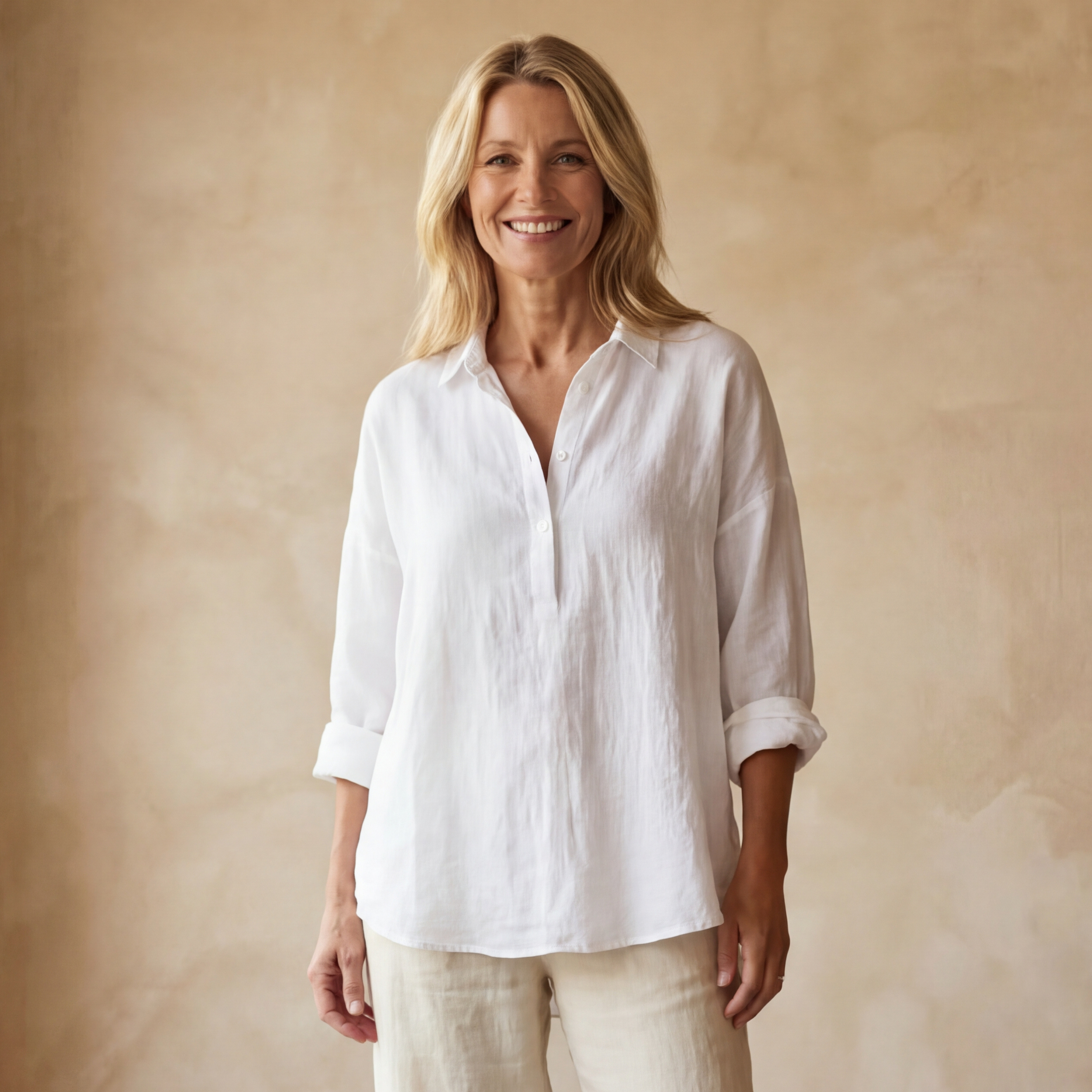 BEREVA - ELEGANT LINEN SHIRT