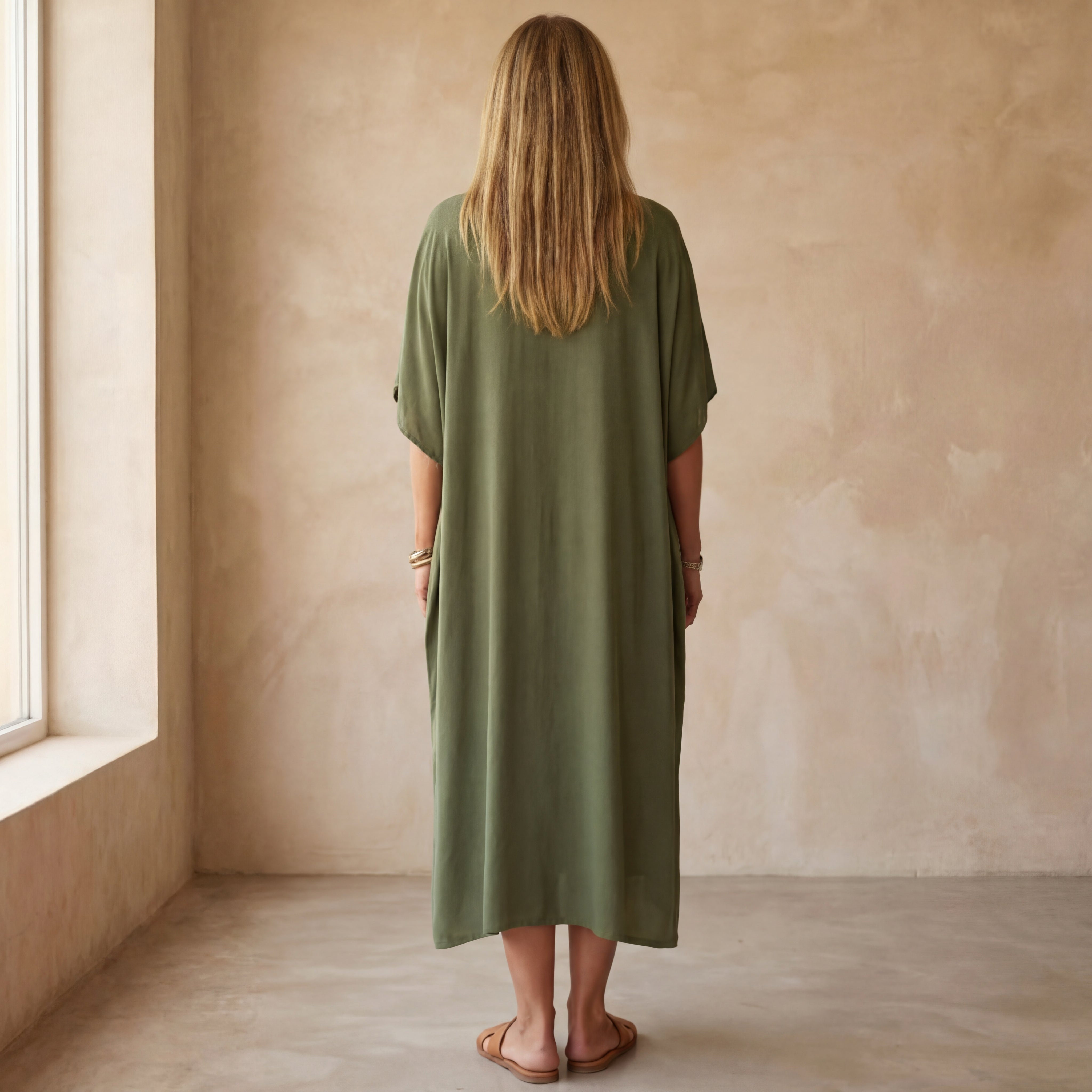 MARADIA - FLORAL KAFTAN DRESS