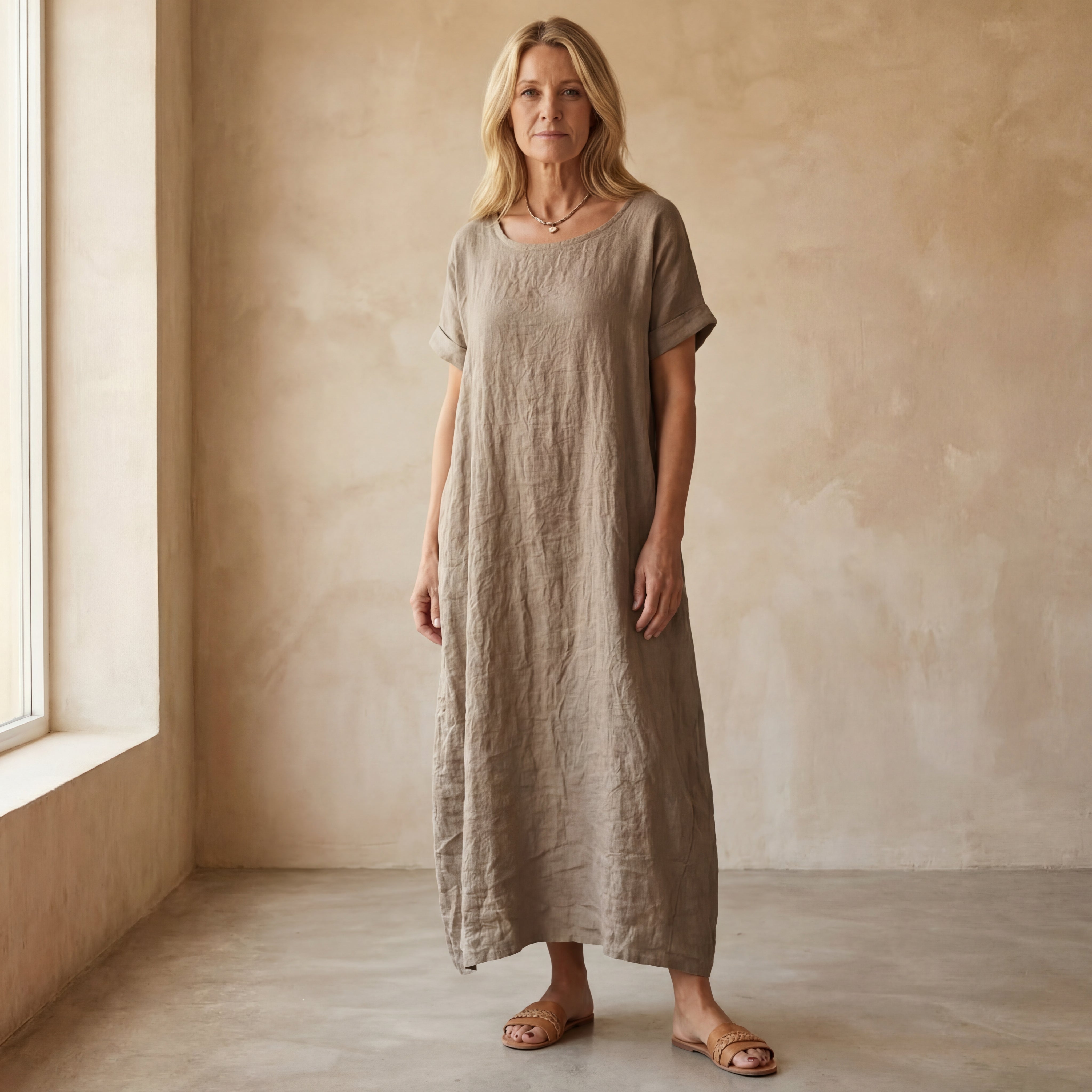 AIERA - STYLISH COTTON DRESS