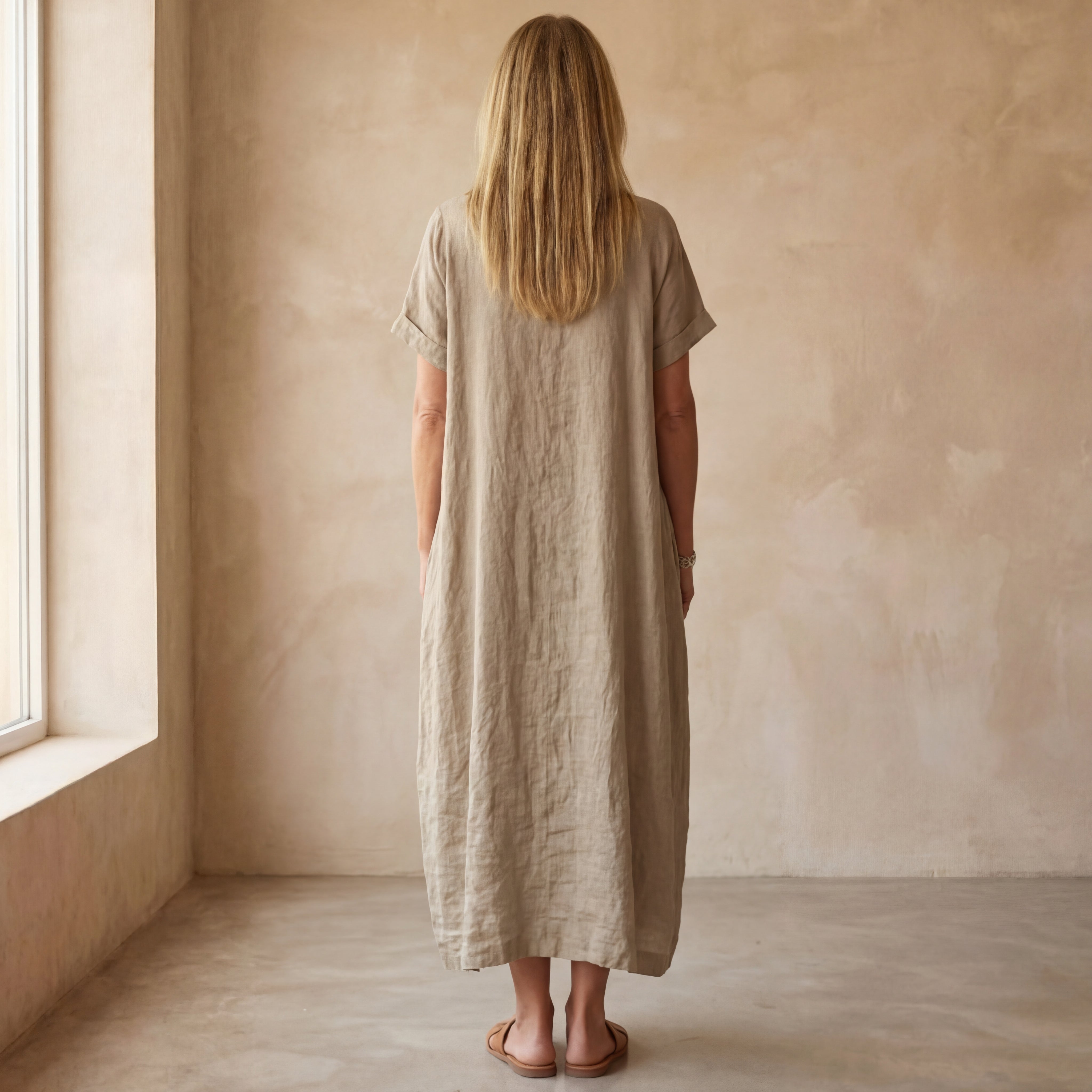 AIERA - STYLISH COTTON DRESS