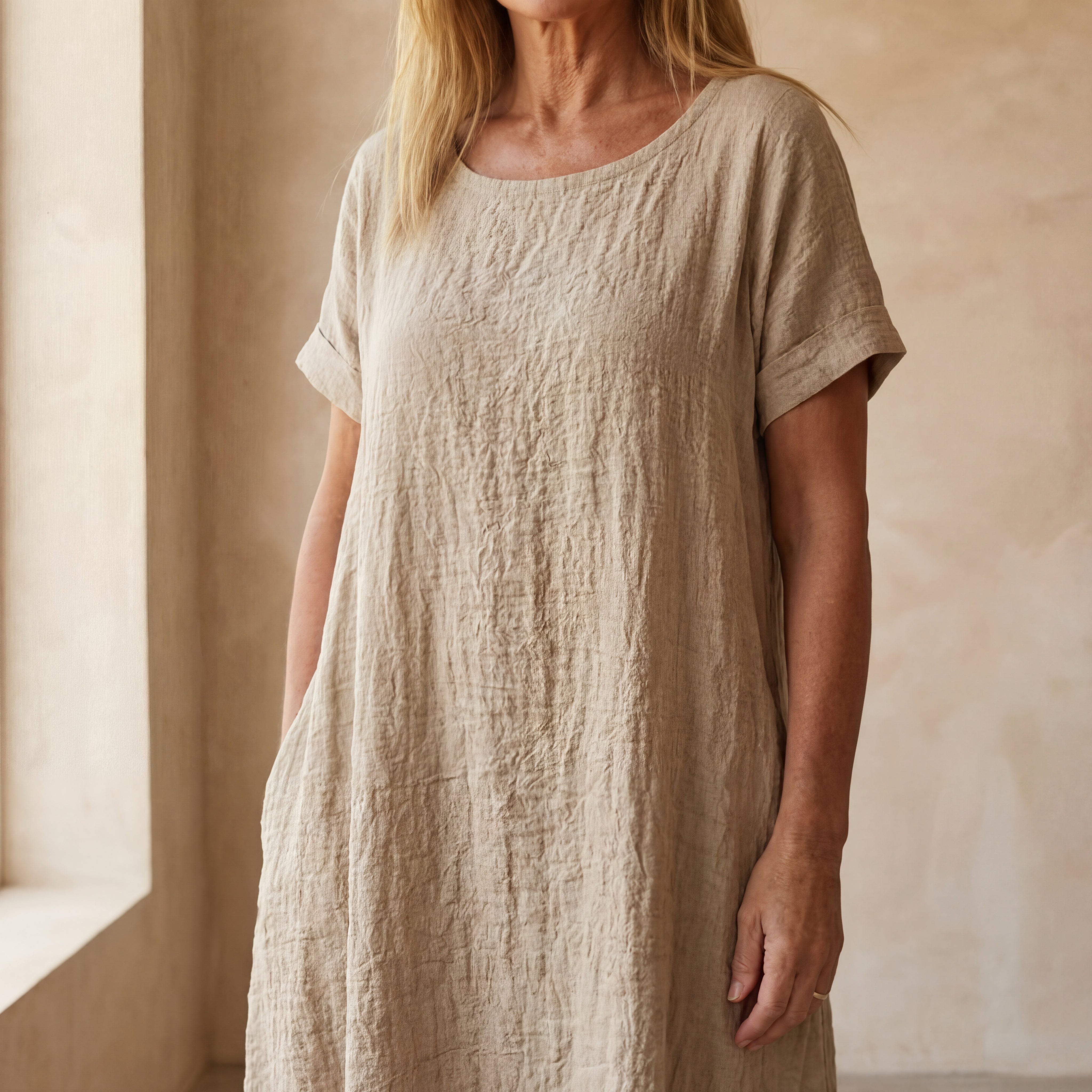 AIERA - STYLISH COTTON DRESS