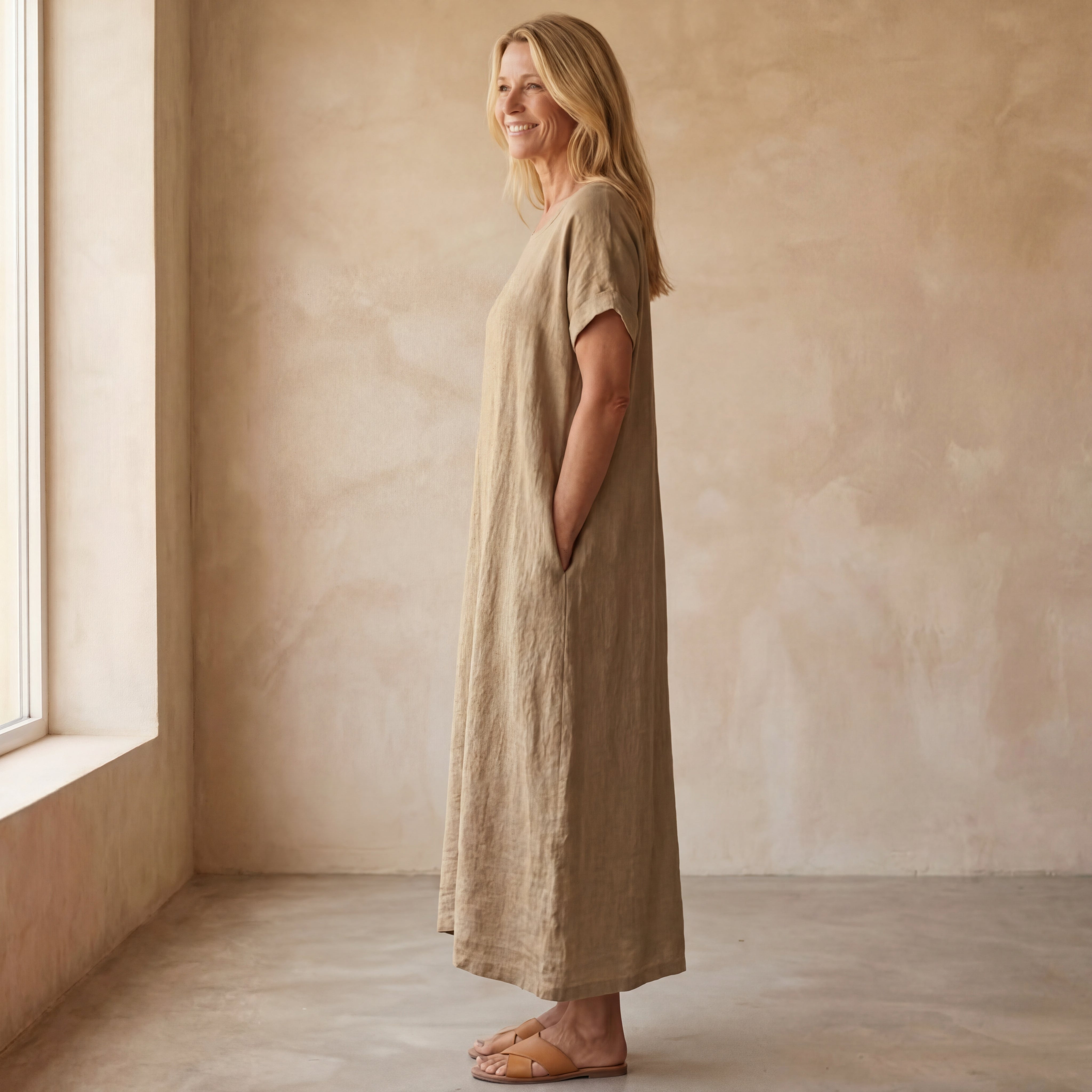 AIERA - STYLISH COTTON DRESS