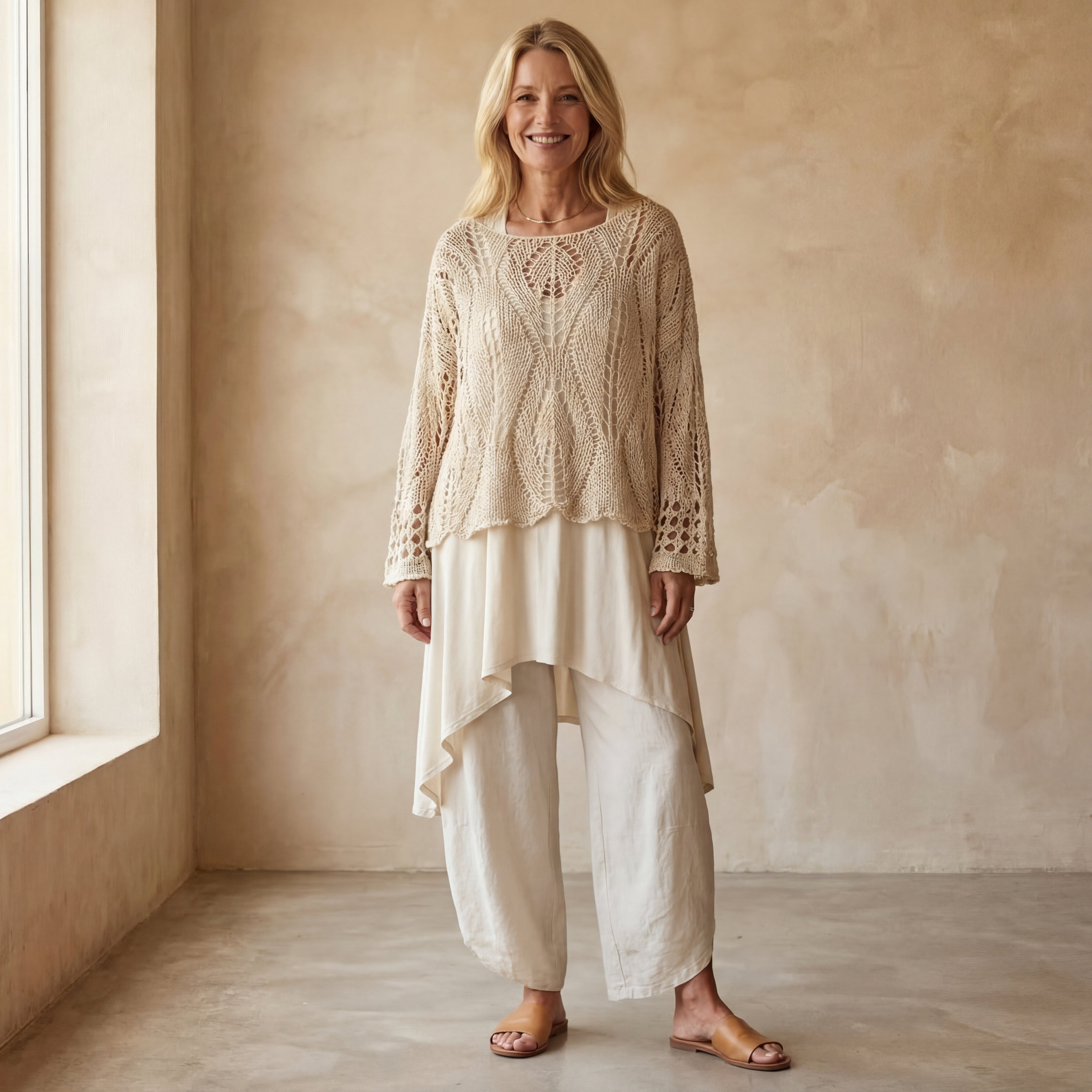 ORIANA - Boho Loose Sweater