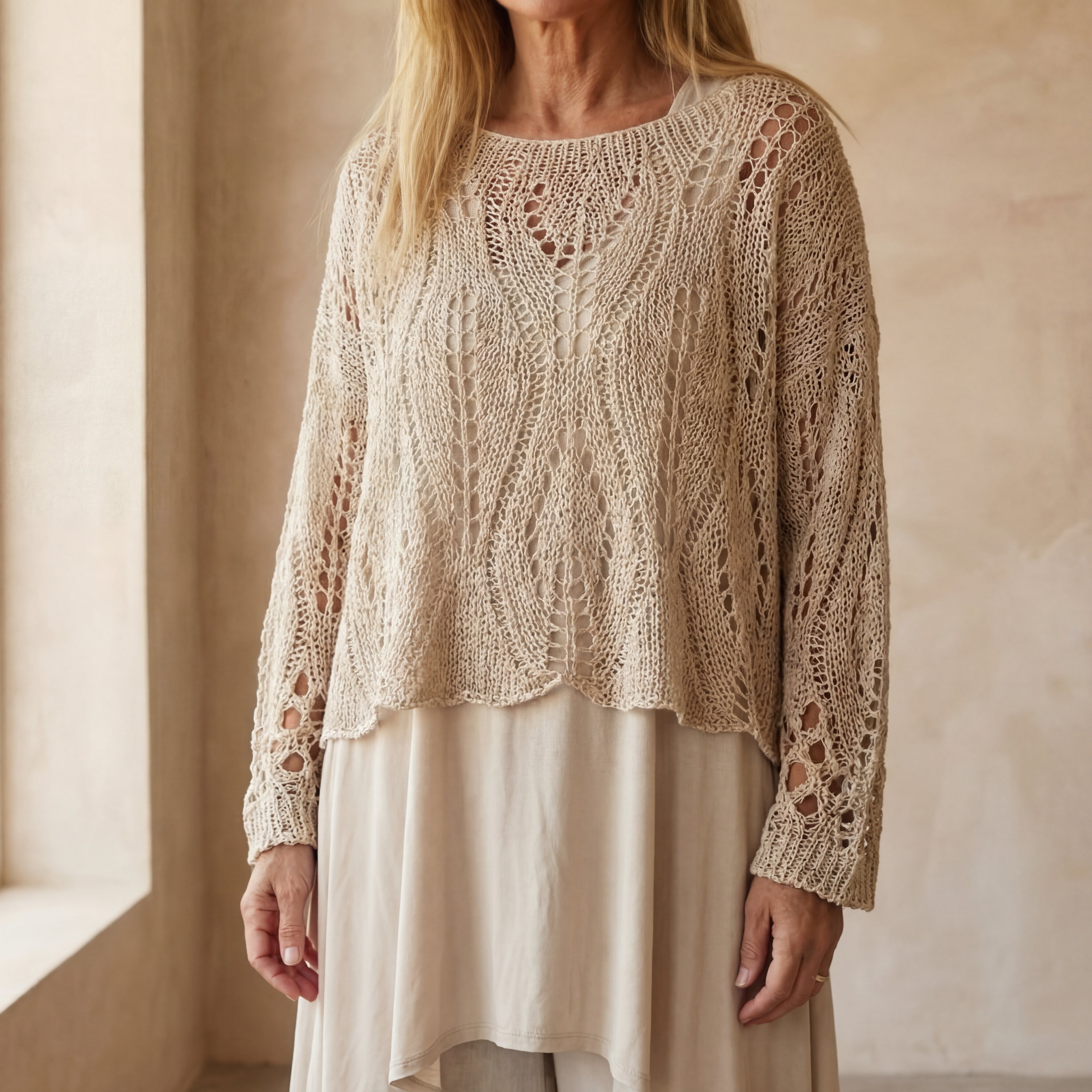 ORIANA - Boho Loose Sweater