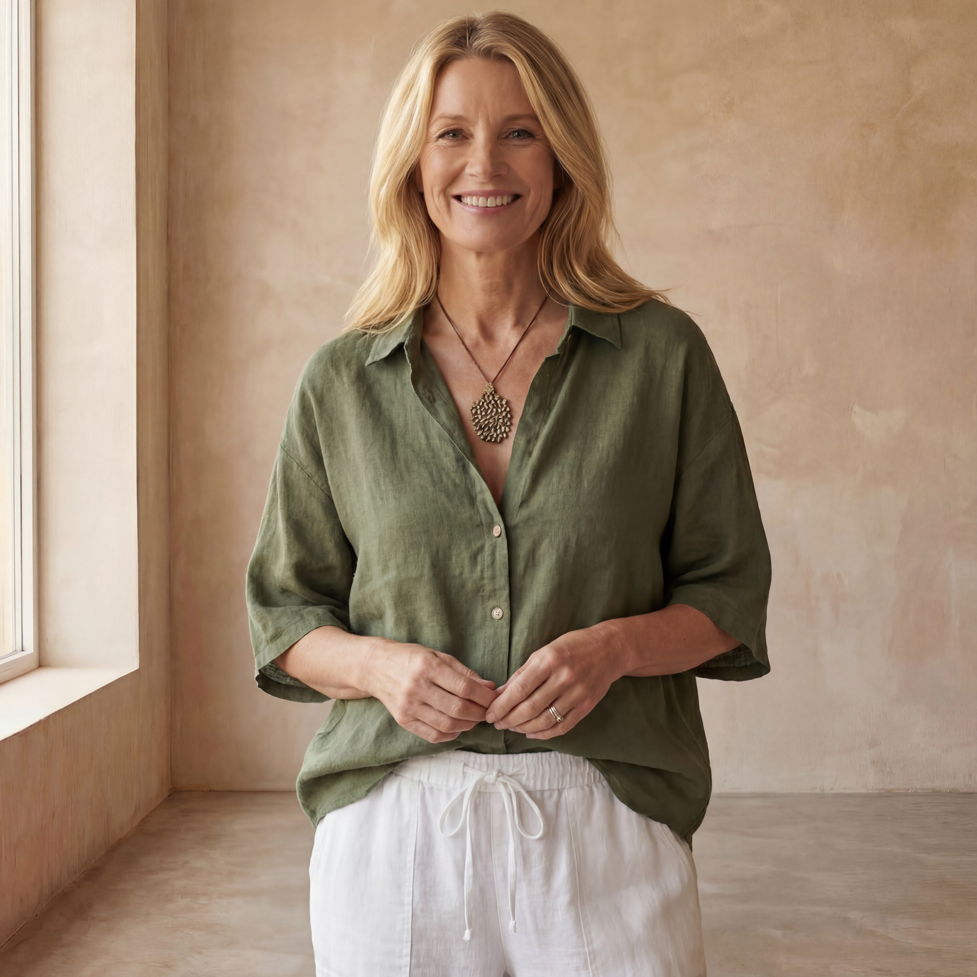 MEDIRA - COTTON & LINEN SHIRT