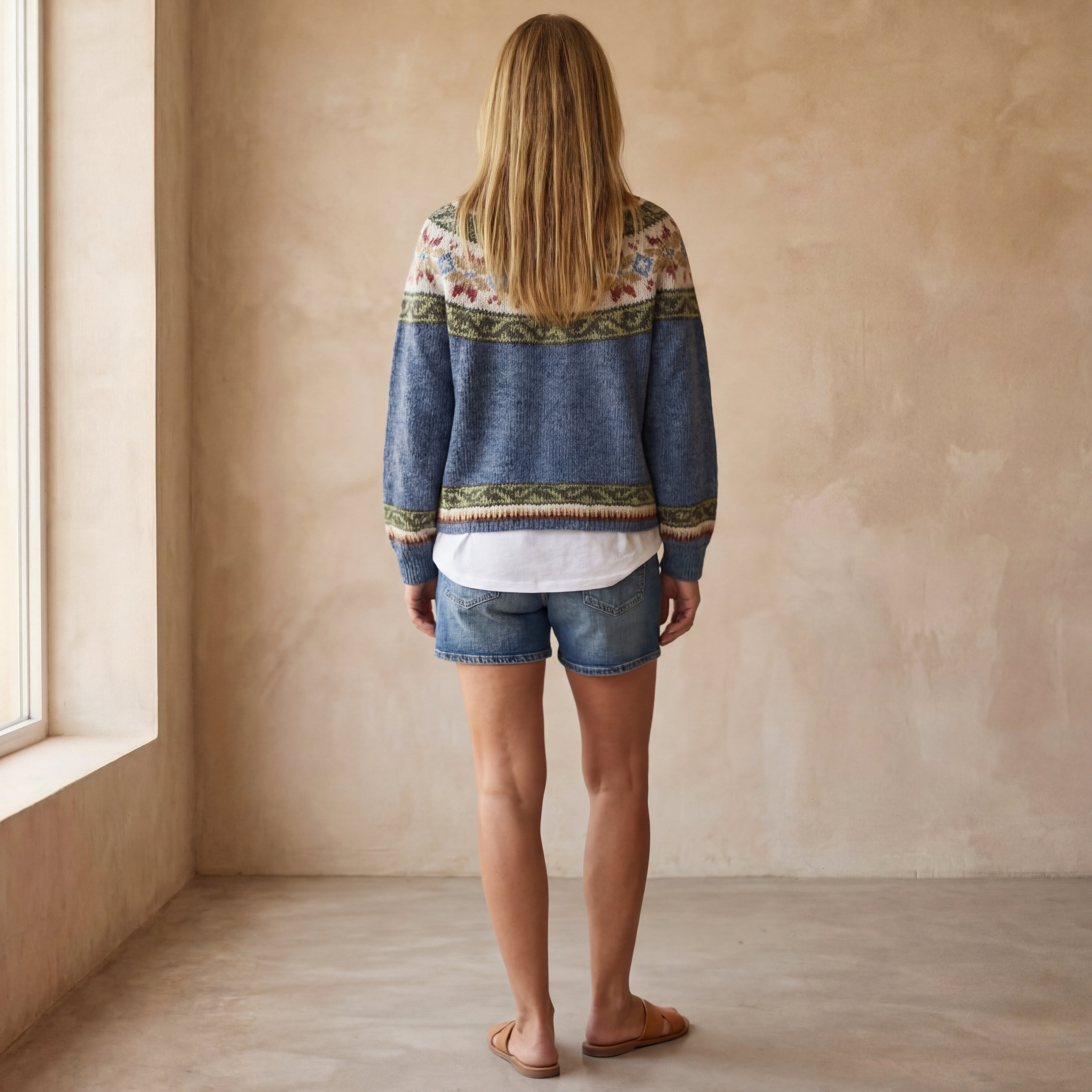 BIRANE - STRIPED COLOR CARDIGAN