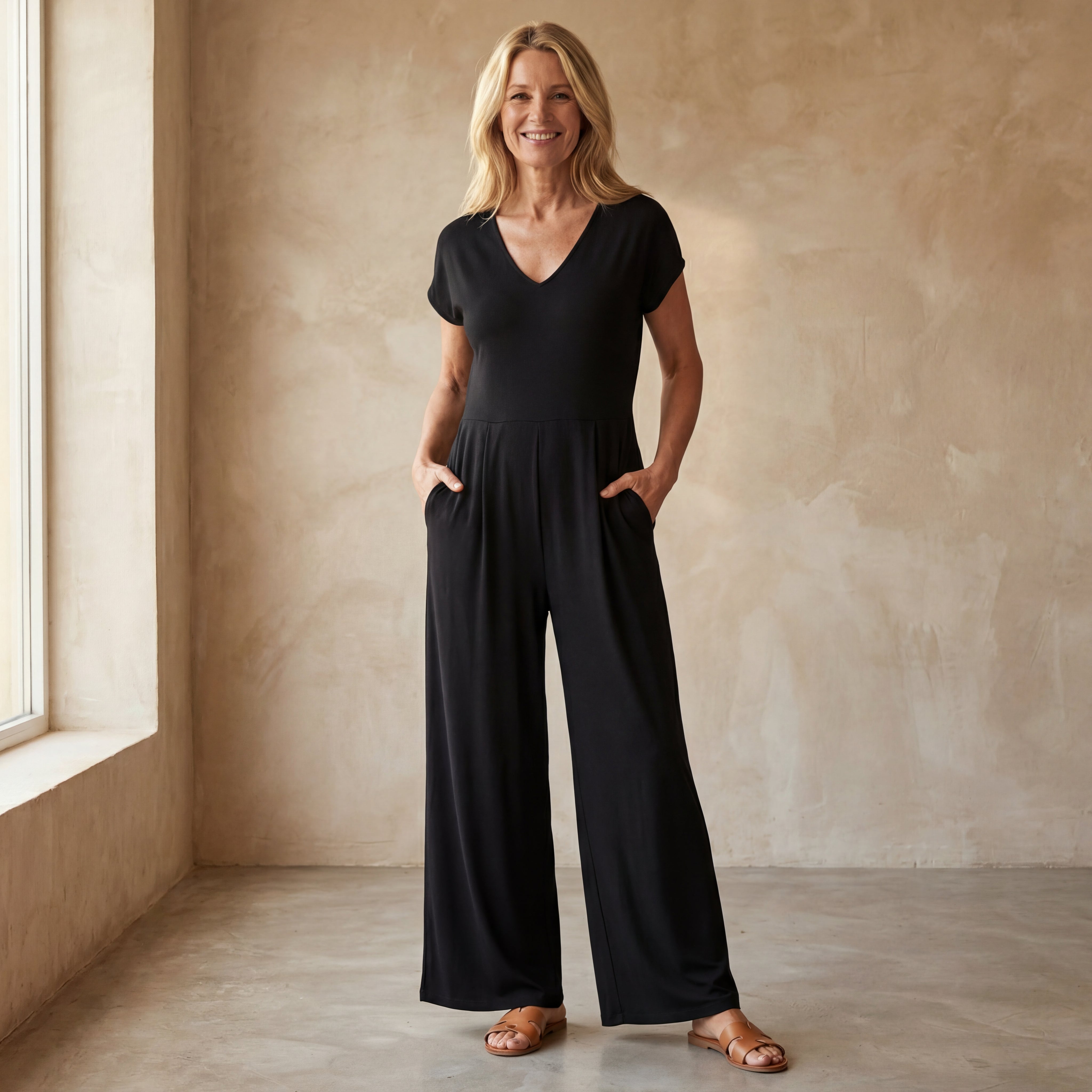 ANEDRA - FLOWY JUMPSUIT