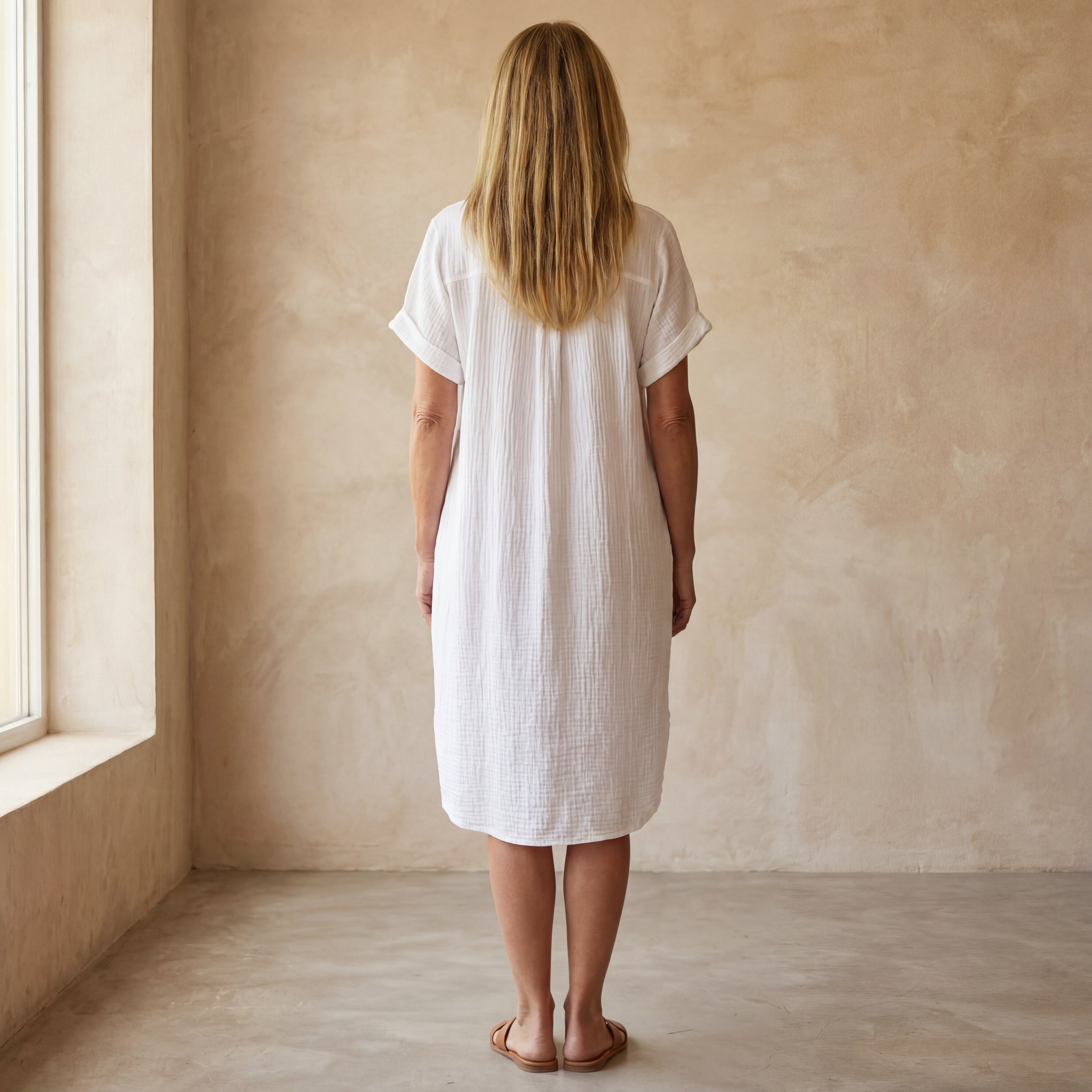 MELISSA - COMFORTABLE COTTON DRESS