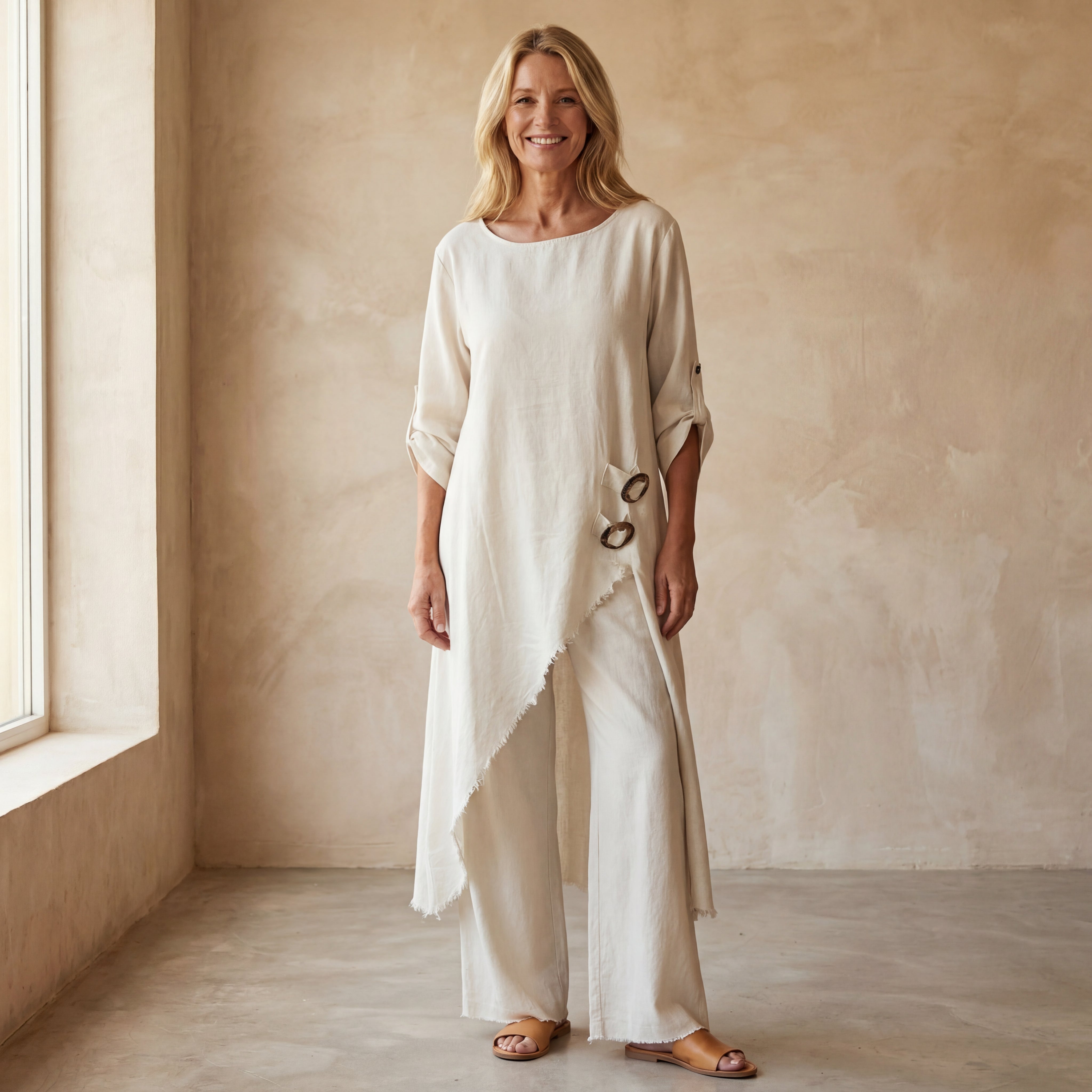 ADELAIDE - COTTON AND LINEN SET