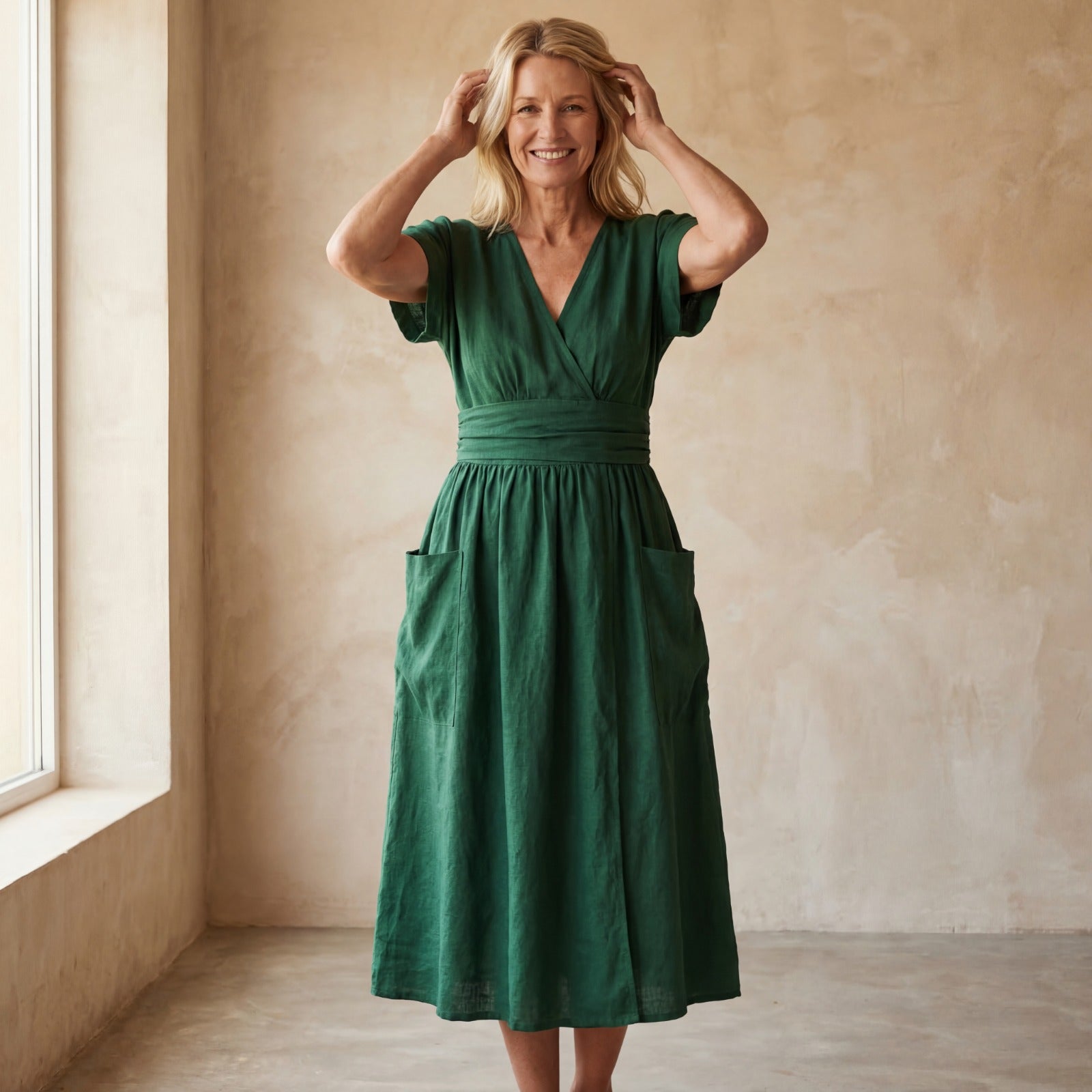 LENORA - LOOSE COTTON DRESS
