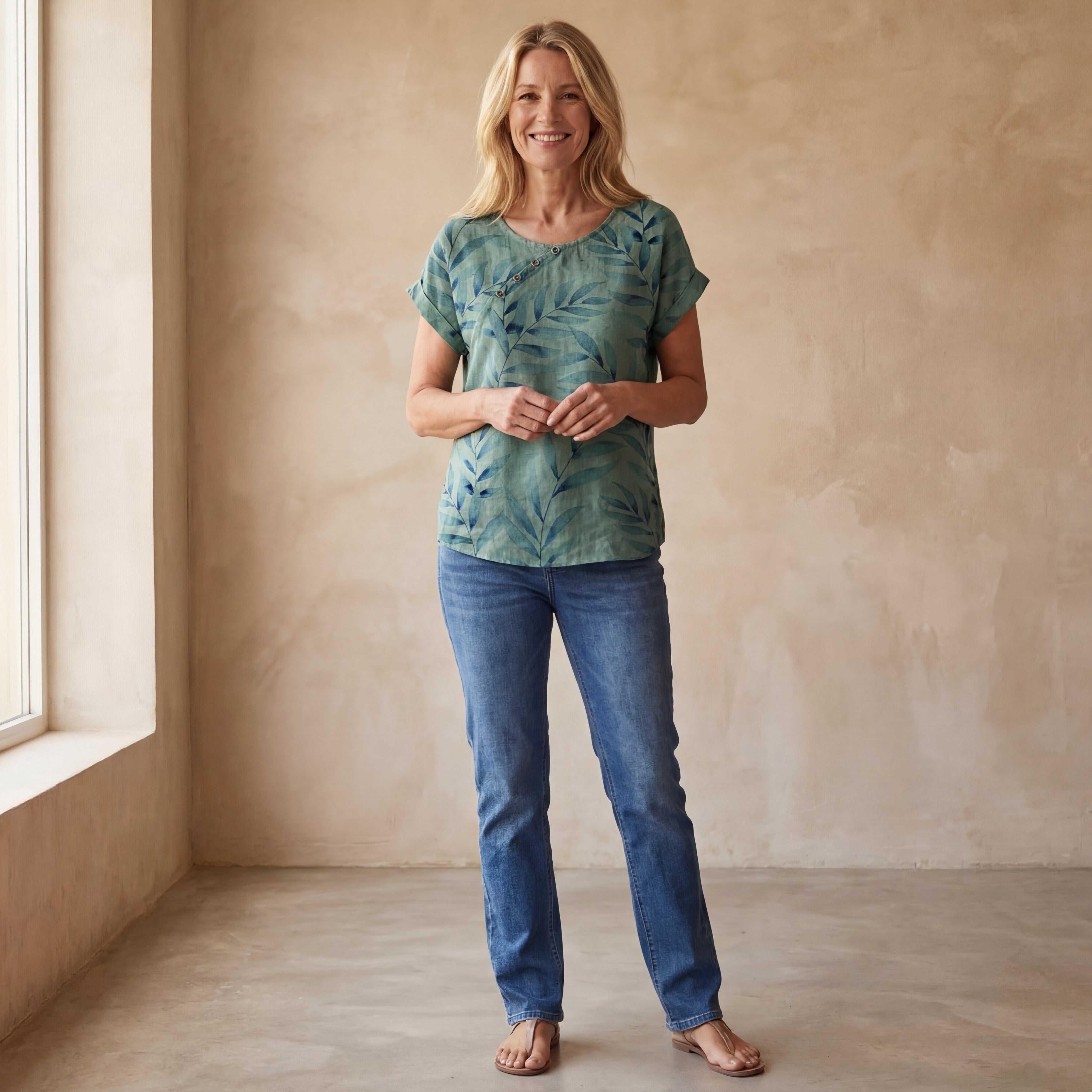AVIE - FLORAL COTTON SHIRT