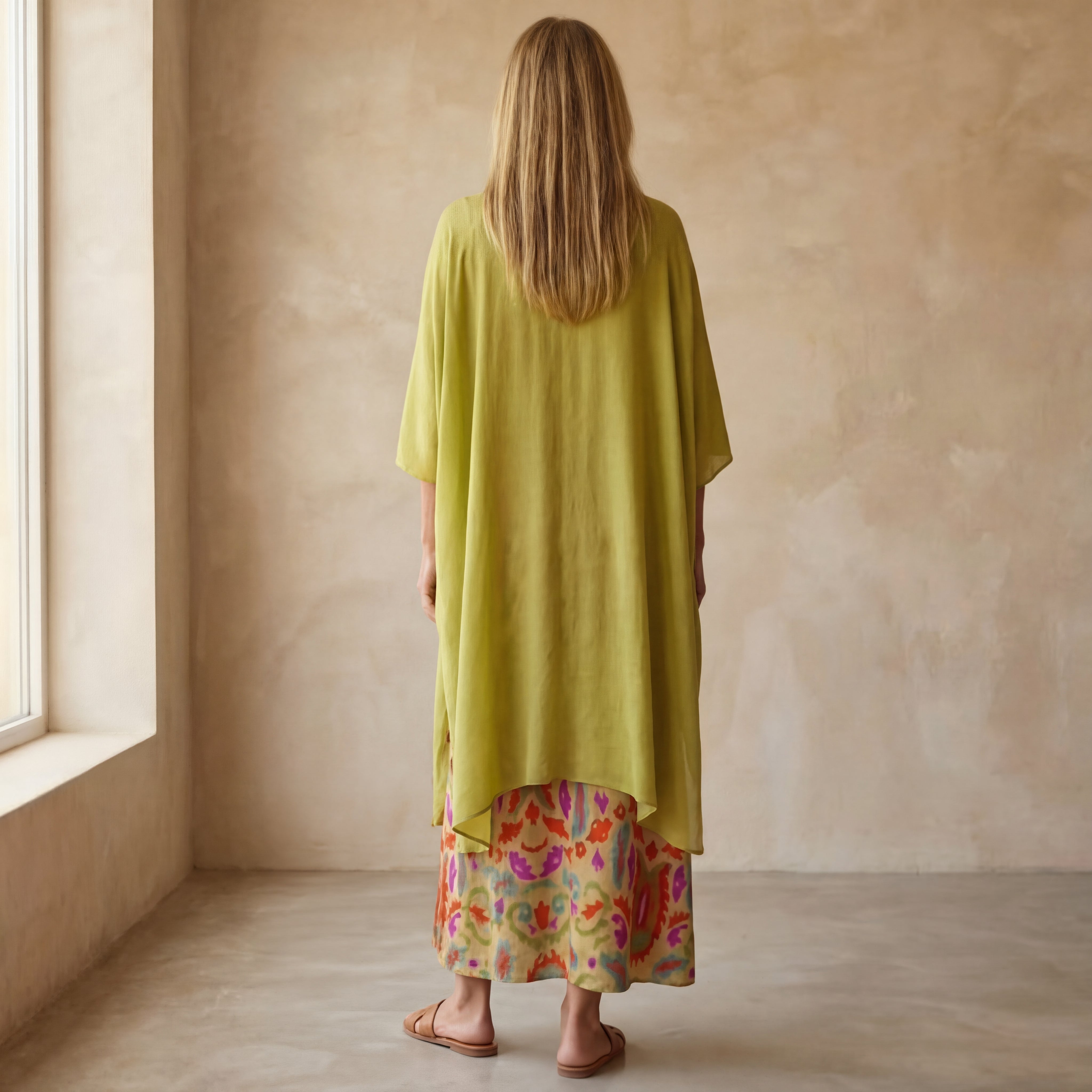 AINA - Dress & Shawl Set
