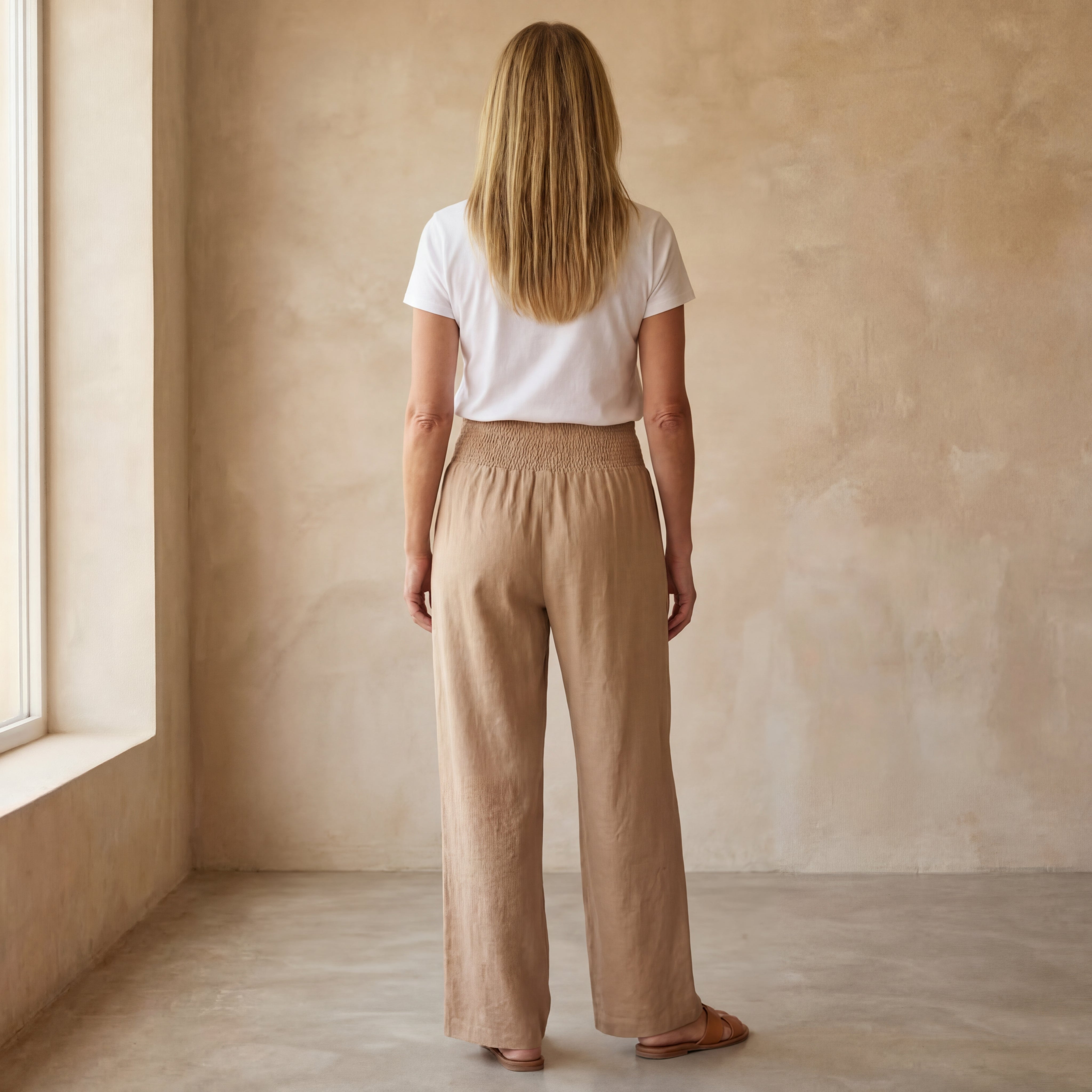 Ubud - High waist cotton pants