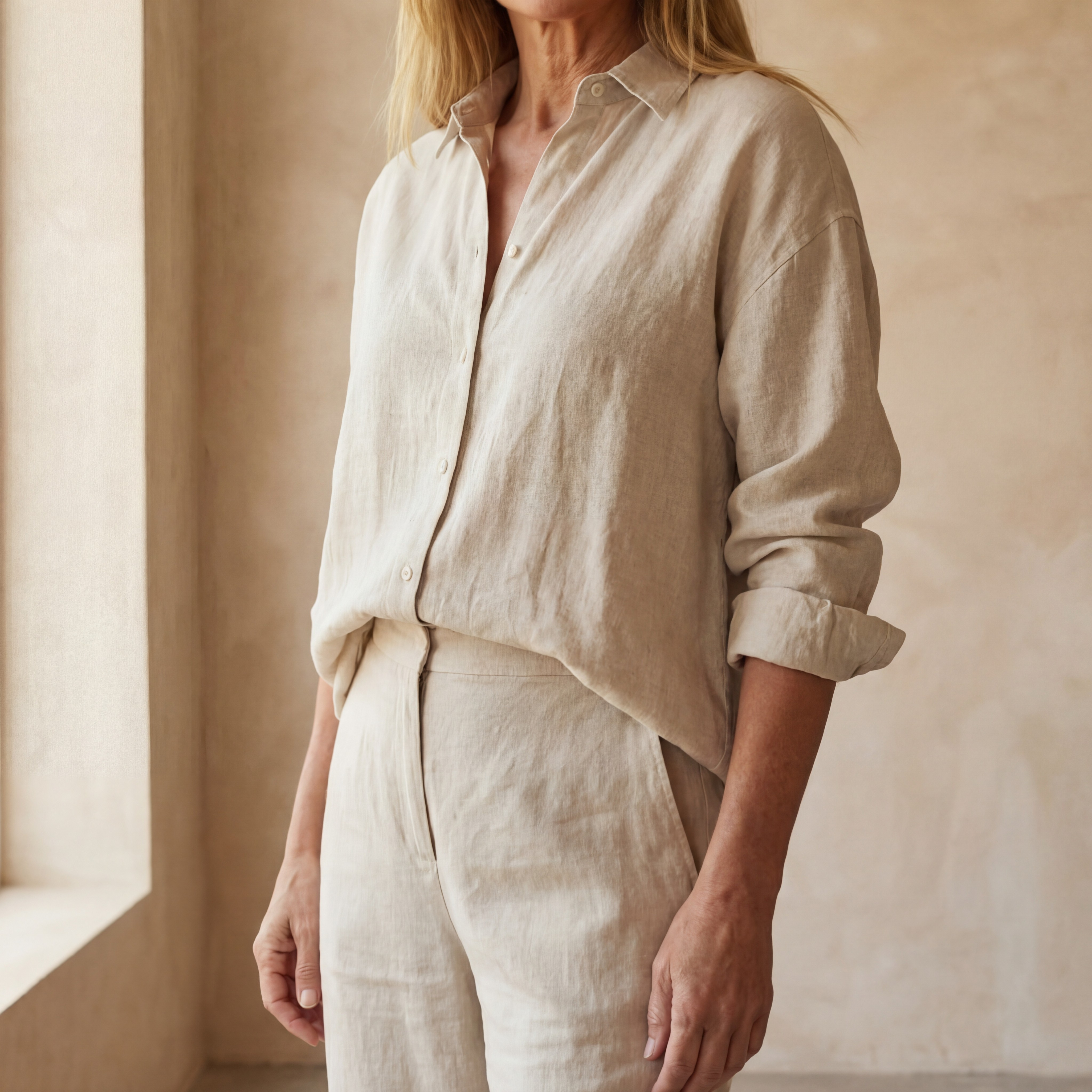 DANALA - Cotton & Linen Suit