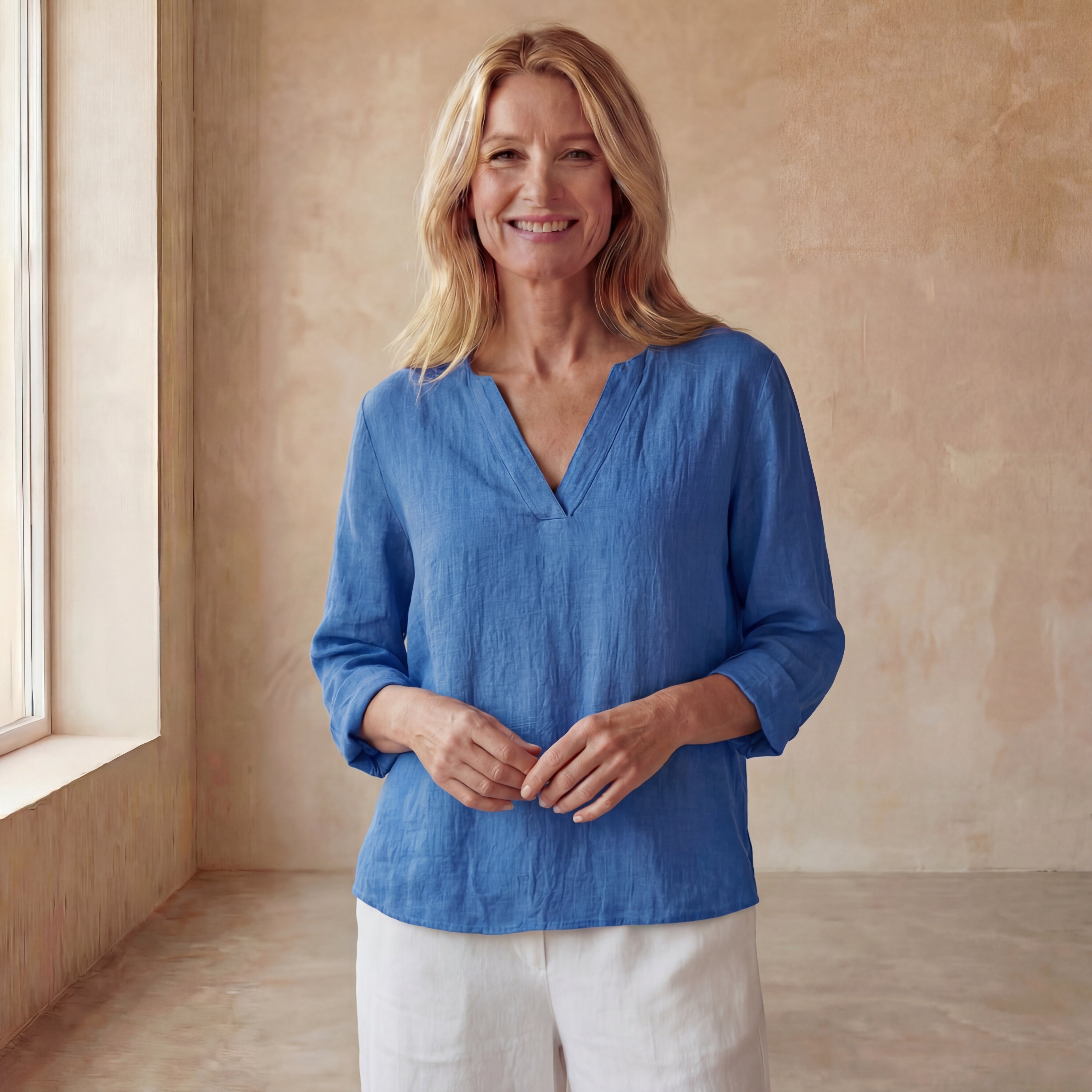 LEDAMA - CASUAL LINEN SHIRT