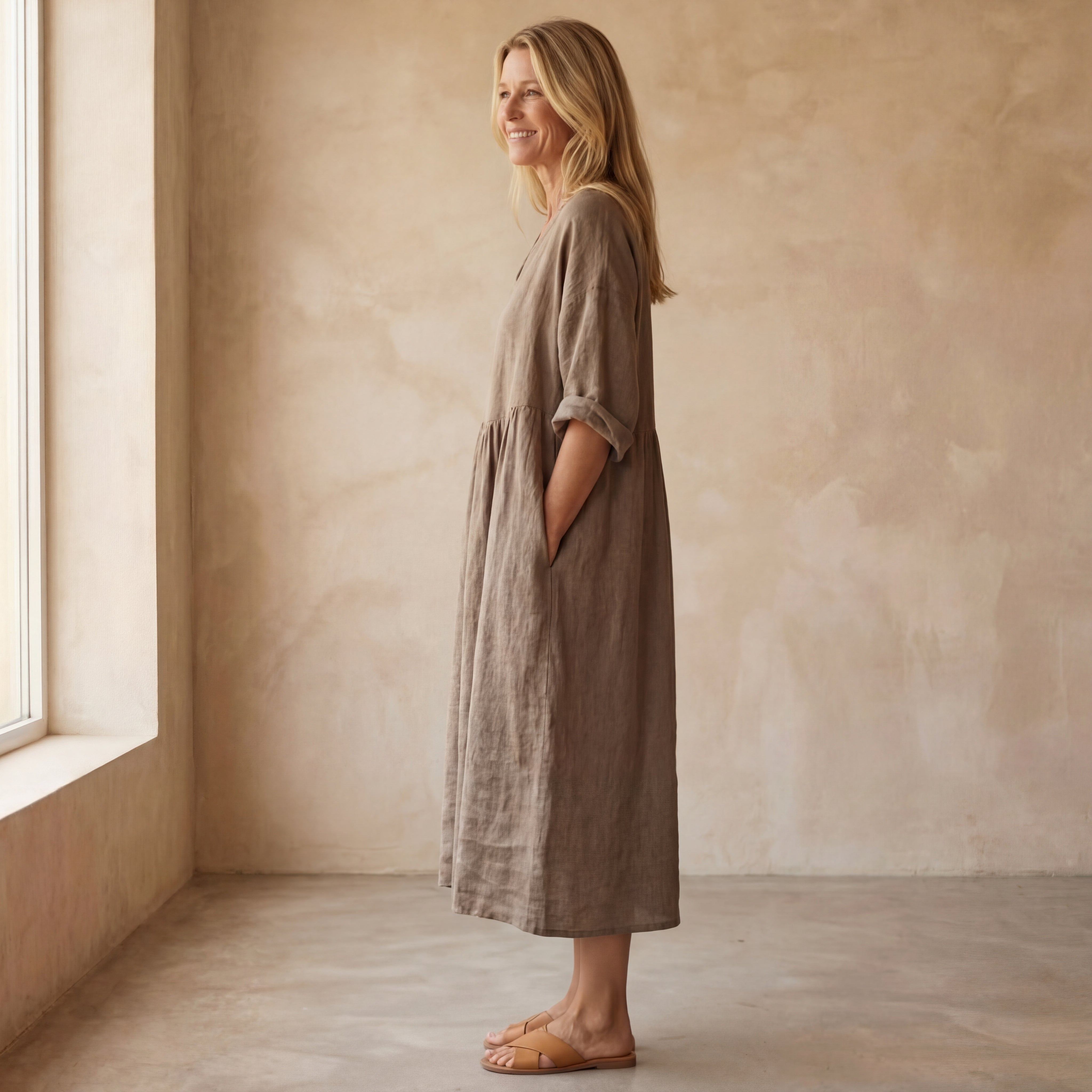 MELANIA - BOHO COTTON DRESS